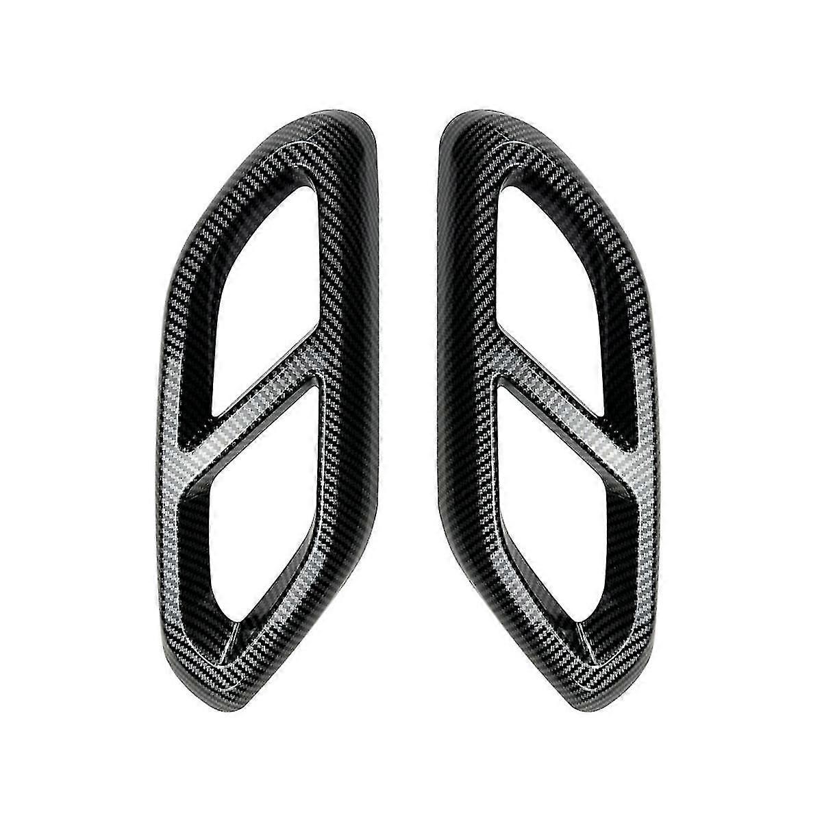 Car Rear Throat Exhaust Pipe Muffler Tips Cover Trim For Glc Class X254 2023+ Glc260 Glc300 (carbon