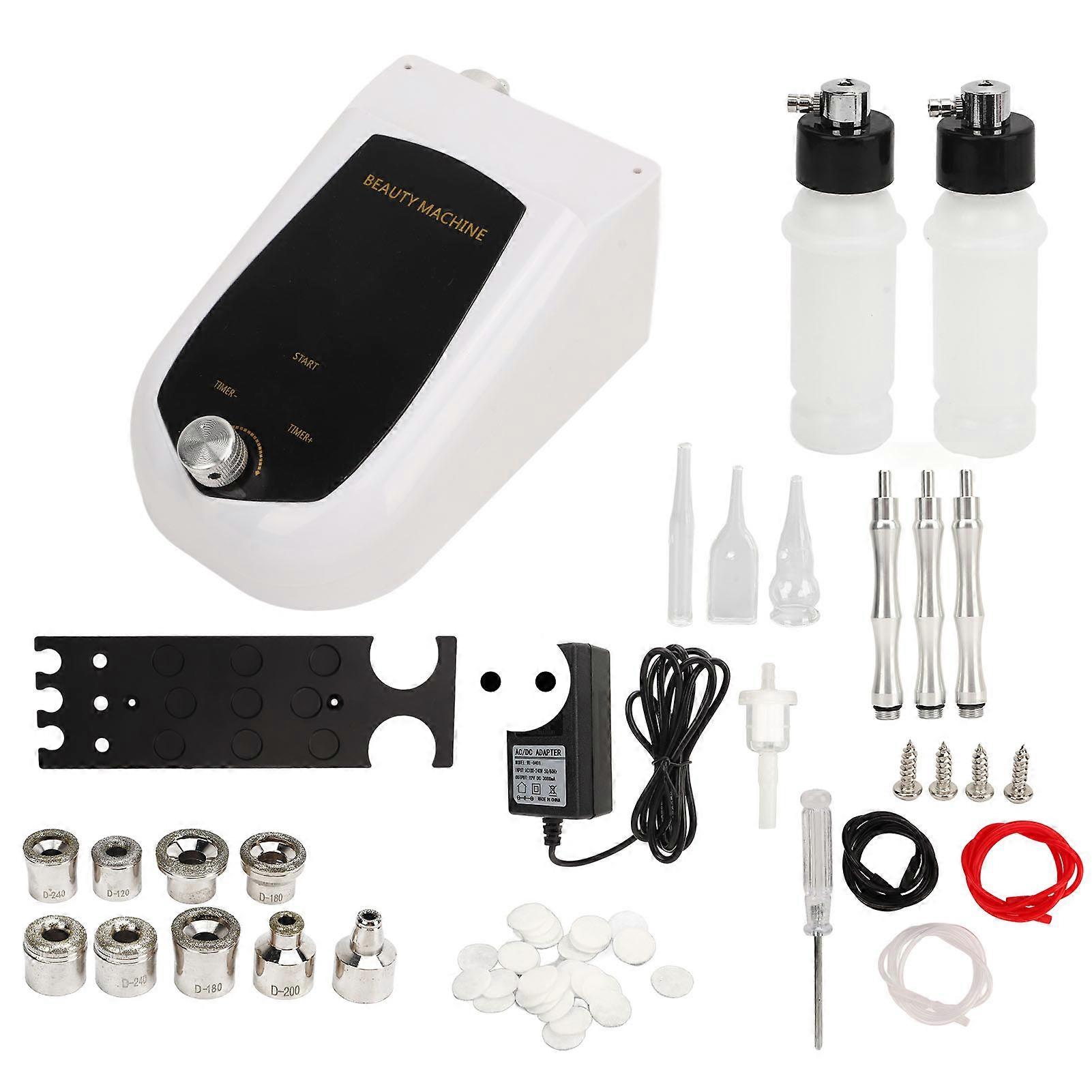 3 In 1 Diamond Microdermabrasion Device Suction Multi Function in Face Care Dermabrasion Equipment 100‑240V EU Plug