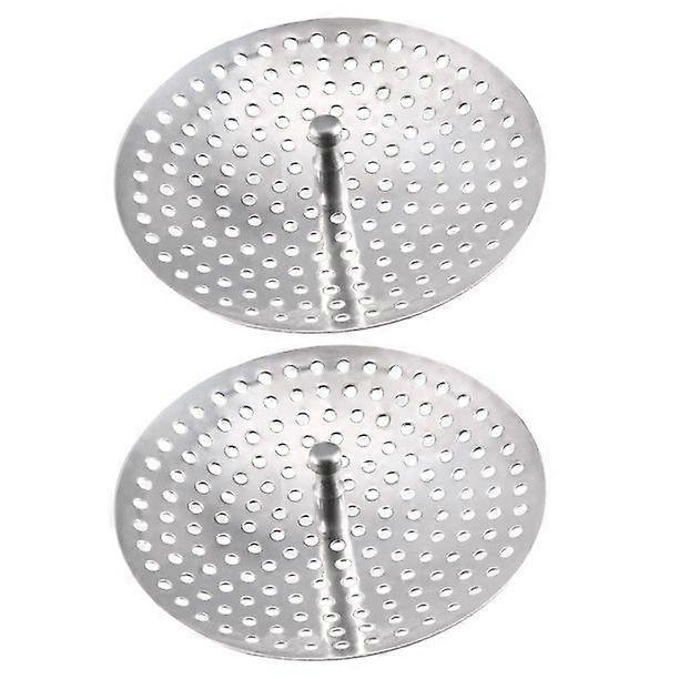 Flat Stainless Steel Round Design Sink Strainer Stopper