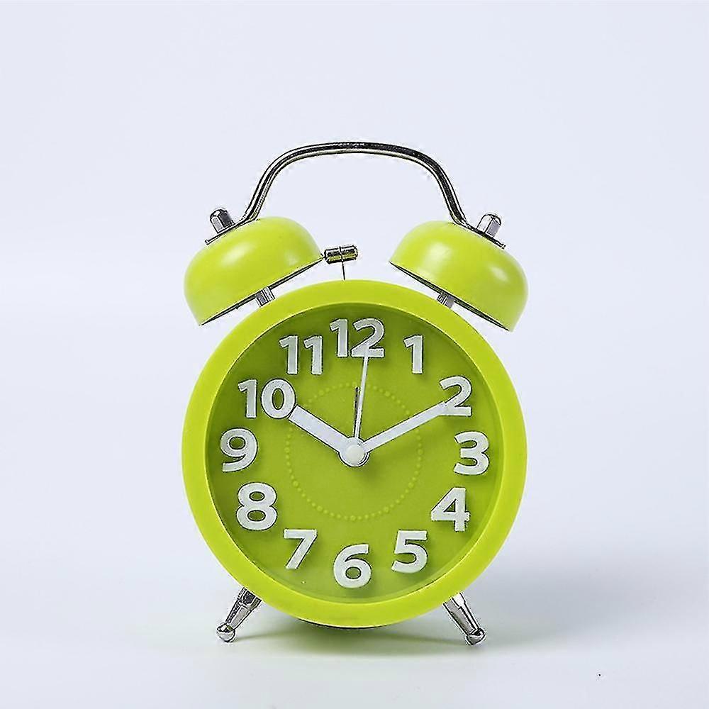 Alarm Clock Mini Type Bedside Bell Alarm Clock Silent No Ticking Travel Alarm Clock Timer With Night