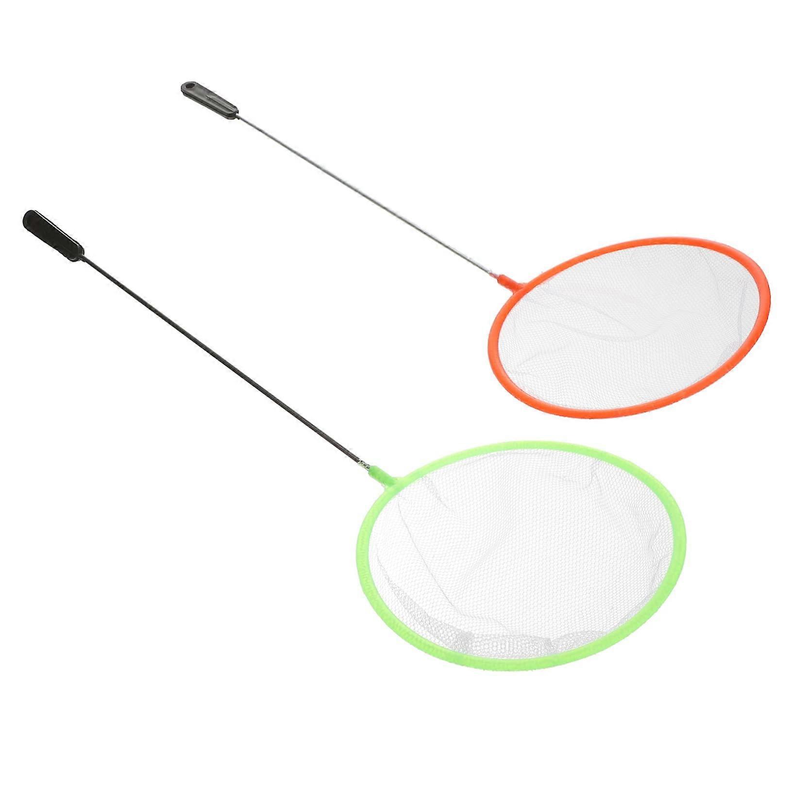 Net Aquarium Fish Net Cloth in Colorful Alloy Material for Catching Bait and Fish, 30cm Size
