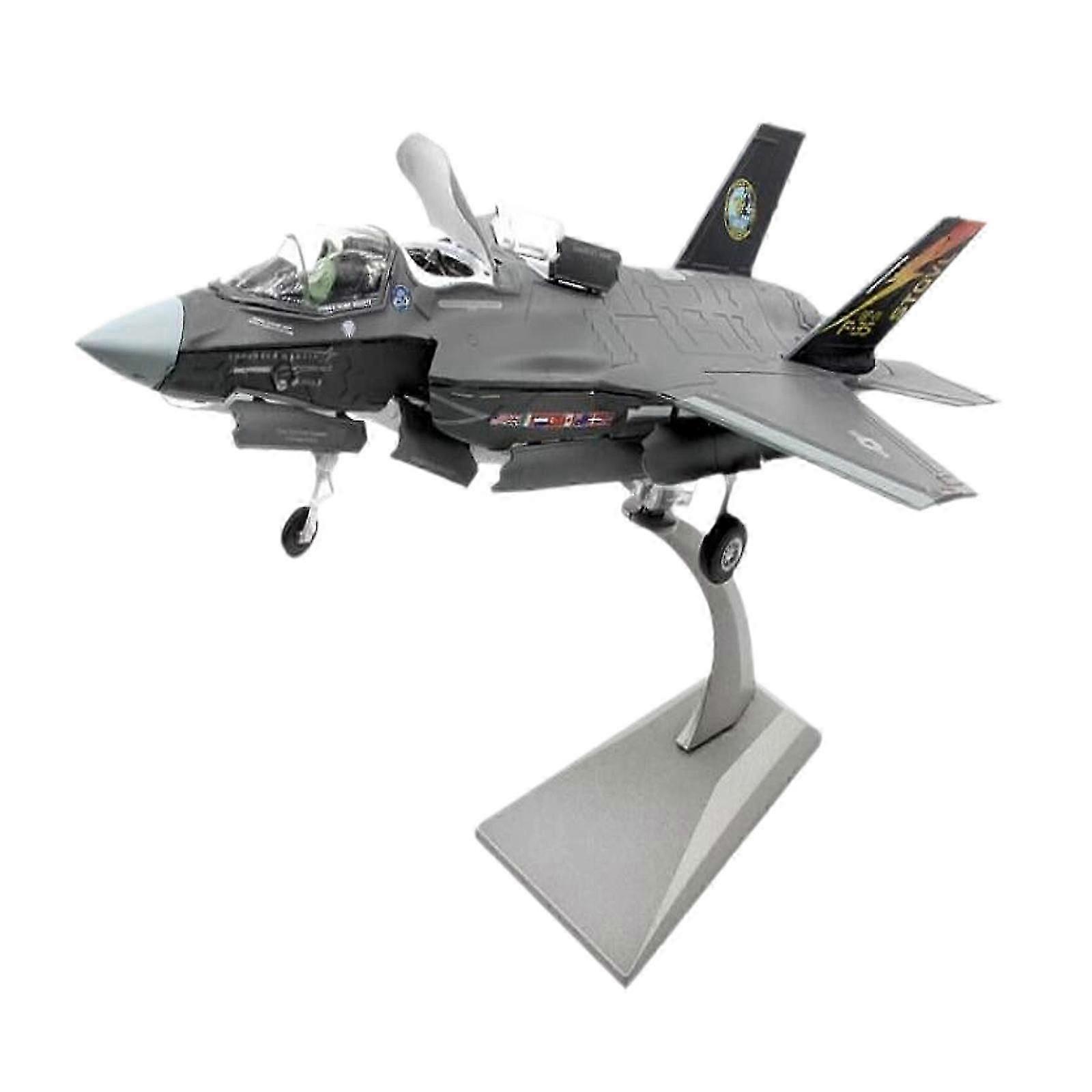 1/72 Scale F35 B Fighter Jet Model Aircraft Model for Bedroom Bookshelf Home