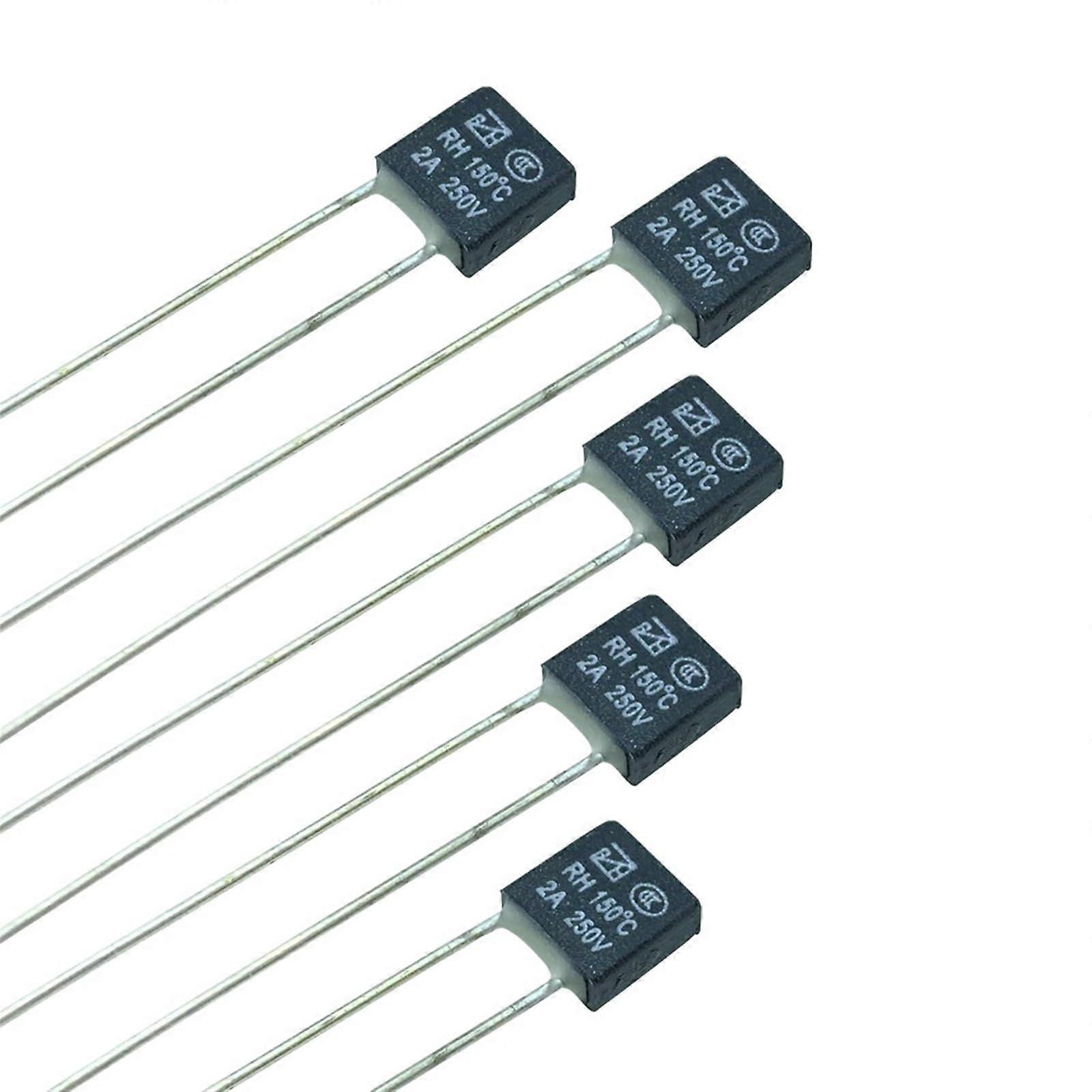 Thermal Fuse 250V For Fan Motor RH 2A 92-150C Range, 5-Piece Set, 115C Rating