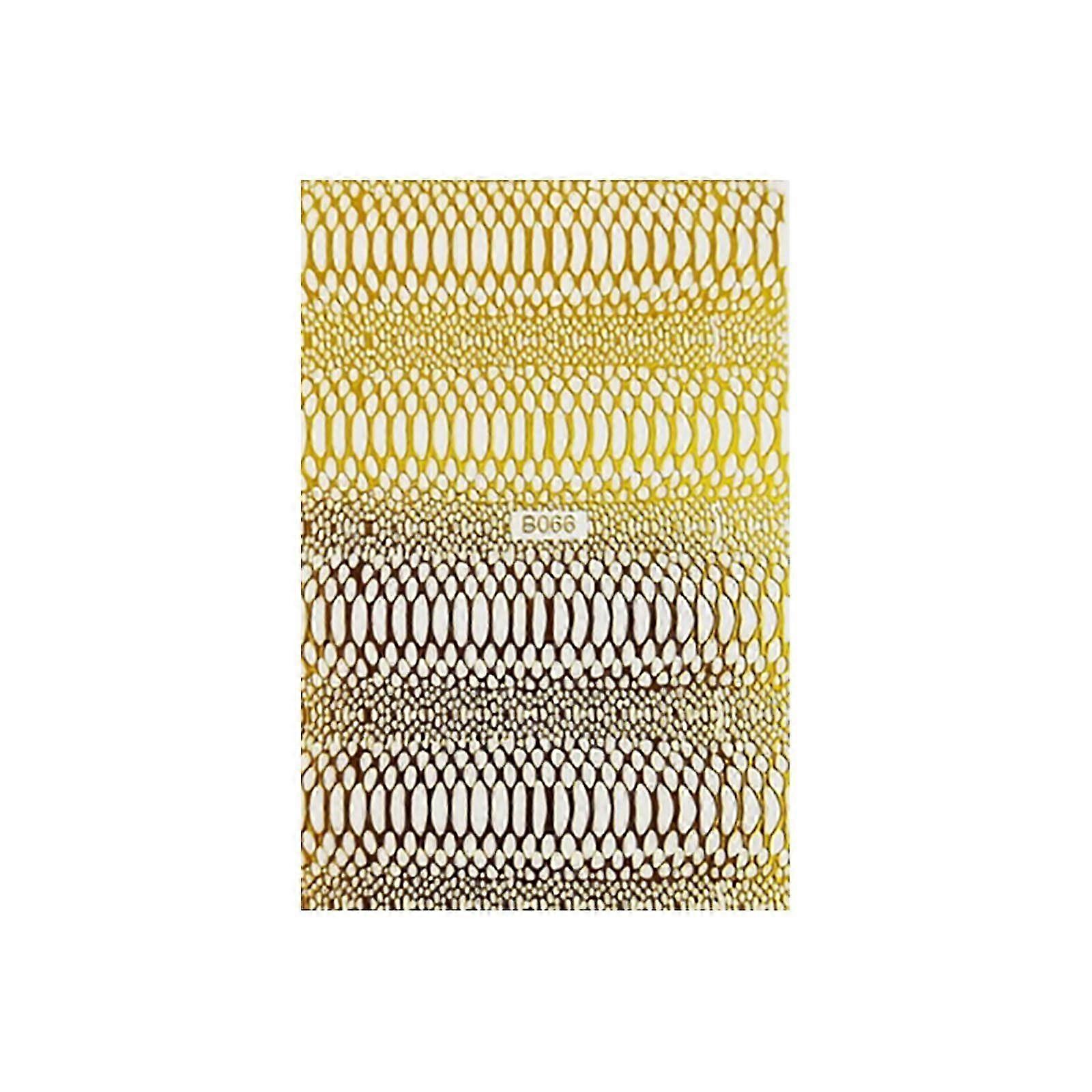 Snake Pattern DIY Nail Sticker Nail Sticker 12 Colors With Adhesive PU9102