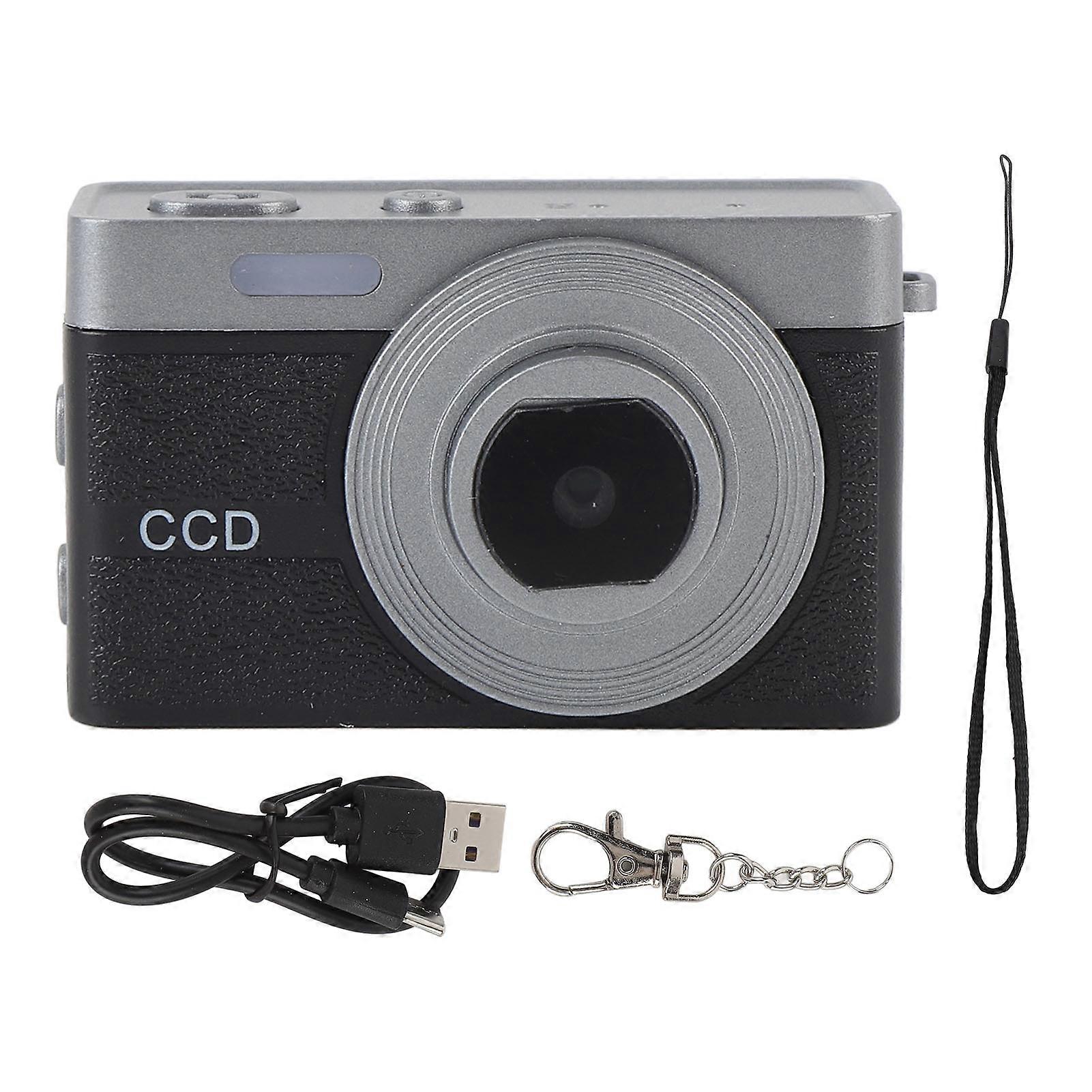1080P Miniature Digital Camera - 16x Zoom, Macro Function, HD Display, Student-Friendly