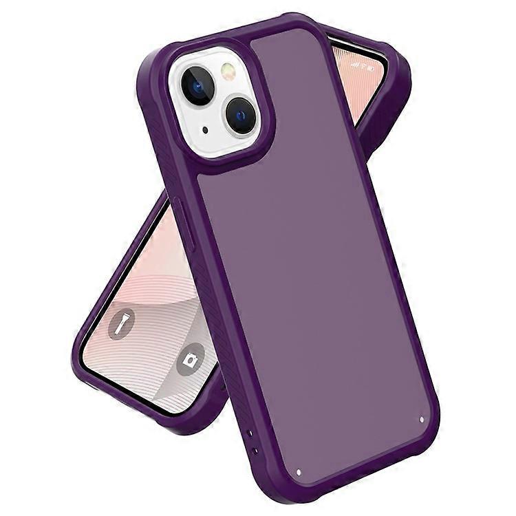 Compatible For iPhone 15 Plus Case TPU+PC Phone Cover Matte Finish Non-Slip