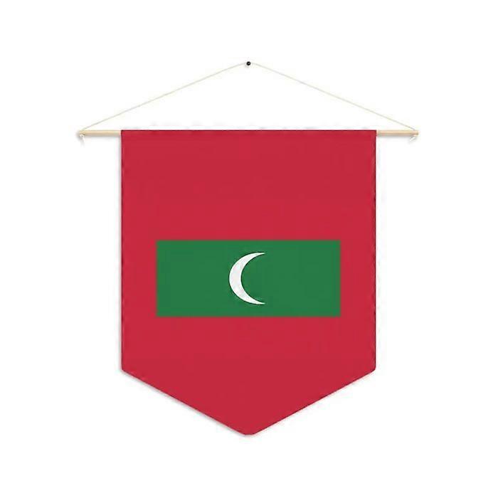 Flag - Maldives - 30 x 45 cm - Polyester - Double-sided print - Accessories included