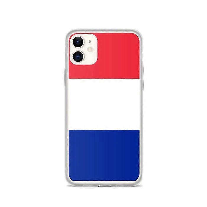 Phone Case - PIXELFORMA - French Flag - Compatible with iPhone 11 - Soft - Durable and Shockproof