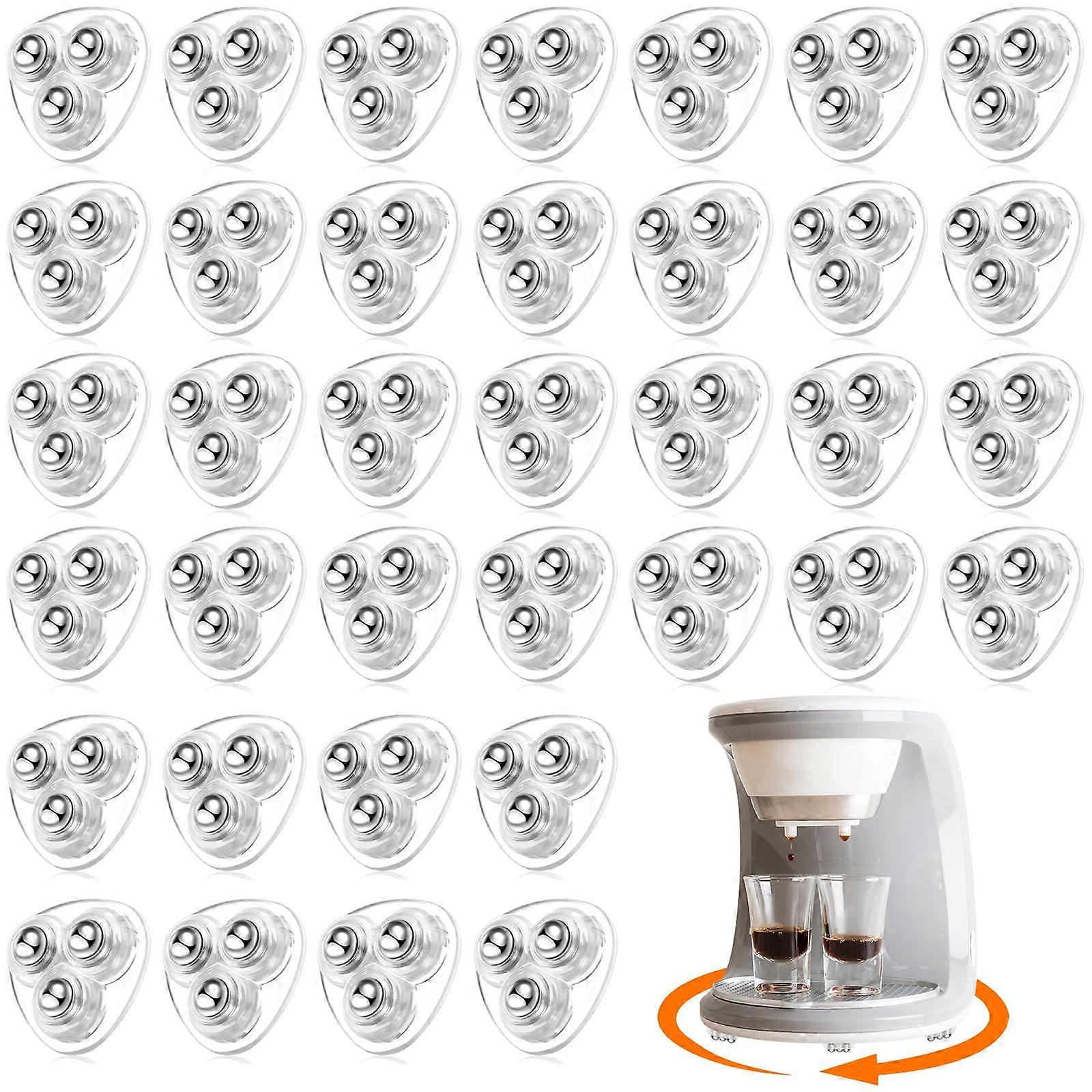 36 Pcs Self Adhesive Caster Wheels Appliance Rollers for Kitchen 360° Swivel Universal Wheel