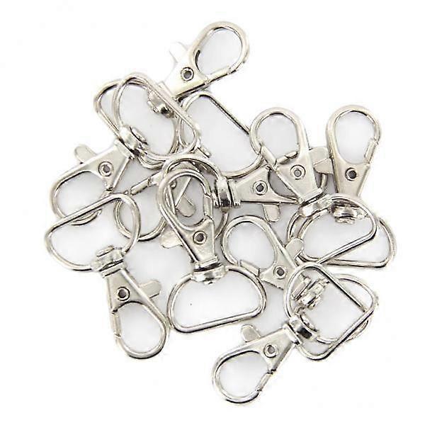 4x 10pcs Bag Brooches Rotating Clips for Keychain with Bag Strap