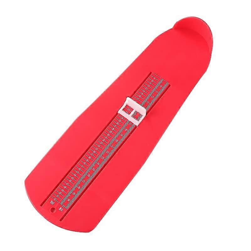 Foot Measurement Device Adults Foot Foot Measuring Device Helper Measuring Ruler Tool Shoes Fittings Gauge Shoe Sizer Measuring Devices(Red)