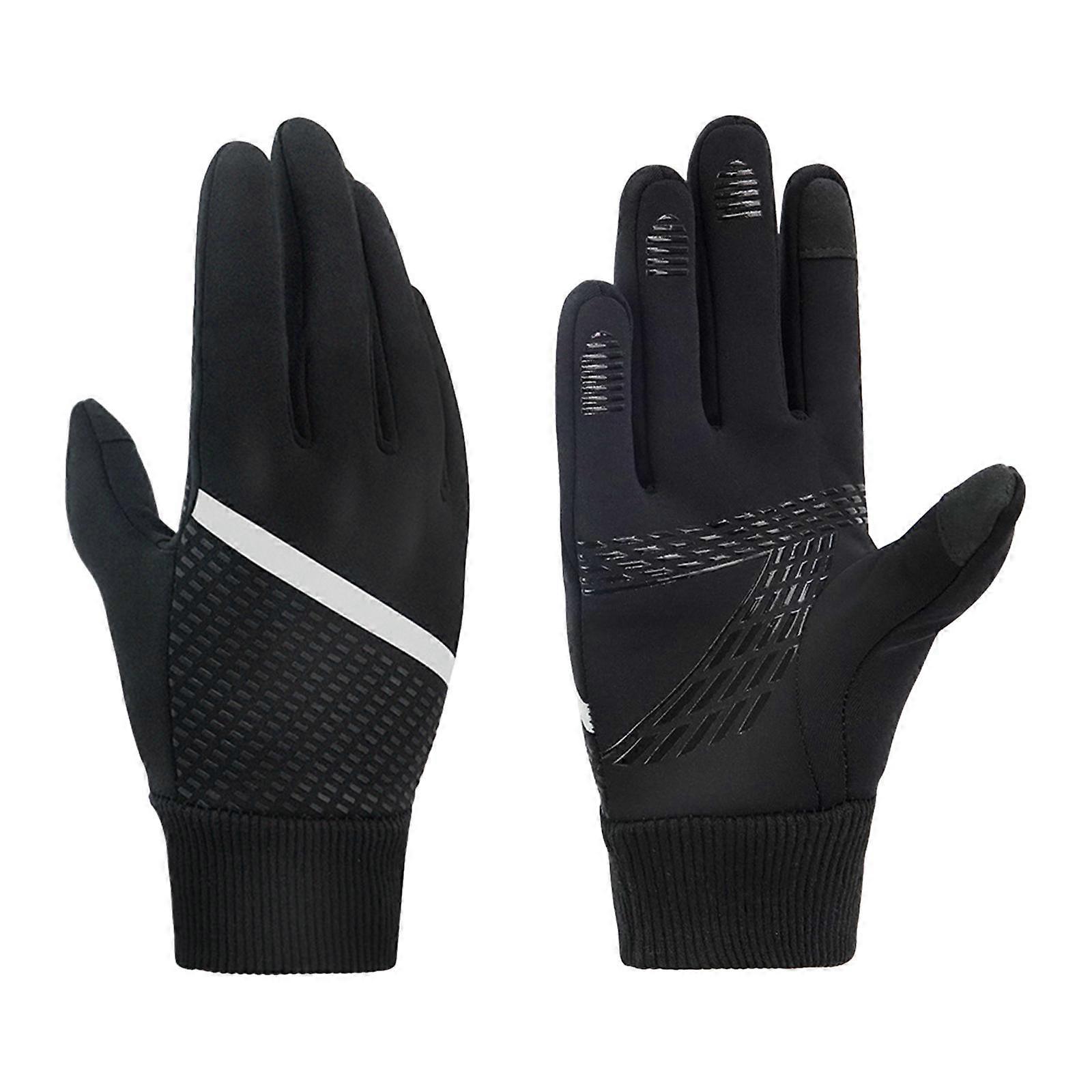 Winter Ski Gloves Snow Ski Gloves Touchscreen Mittens with Reflective Strips