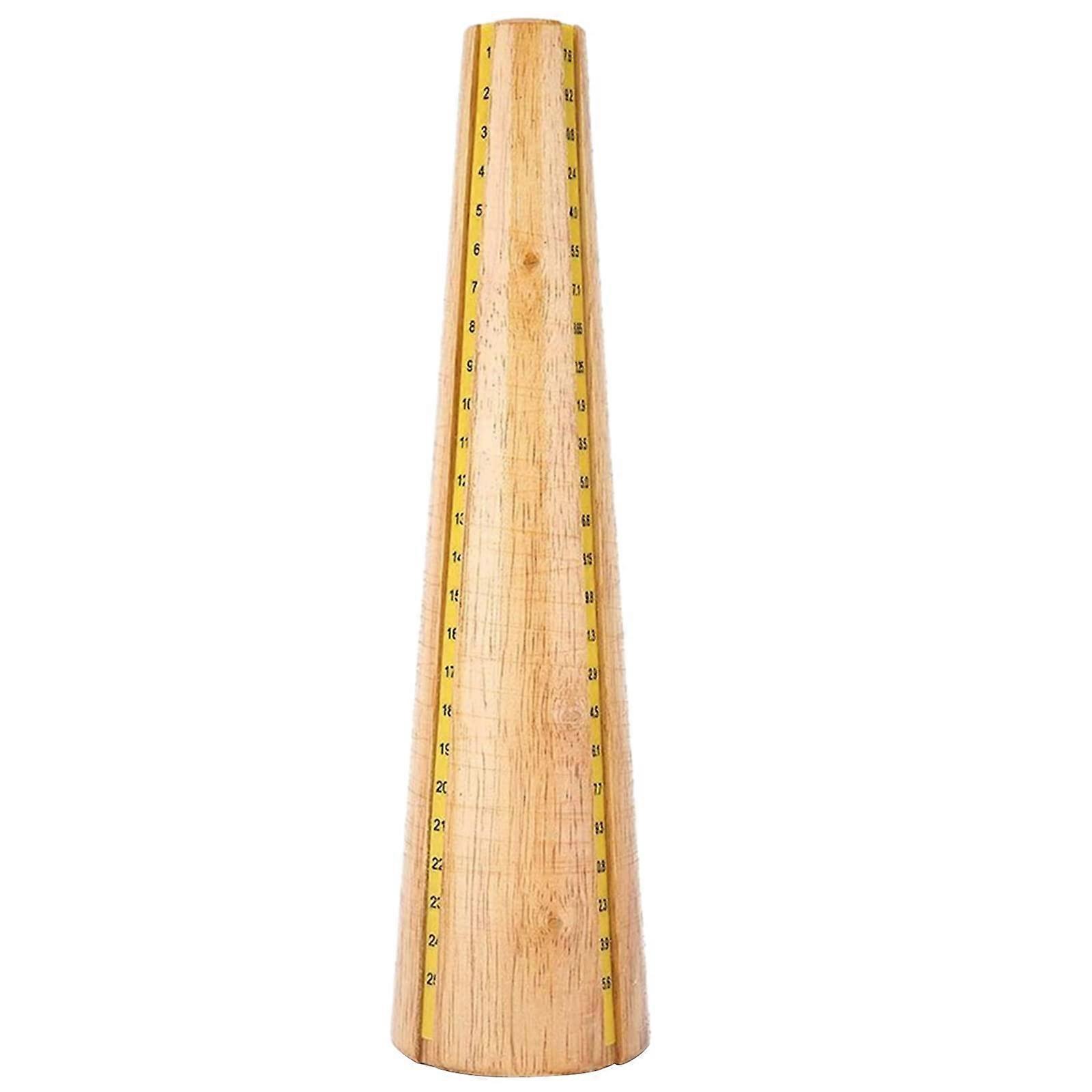 Bracelet Mandrel Round Wooden Measuring Tool for Jewelry Making