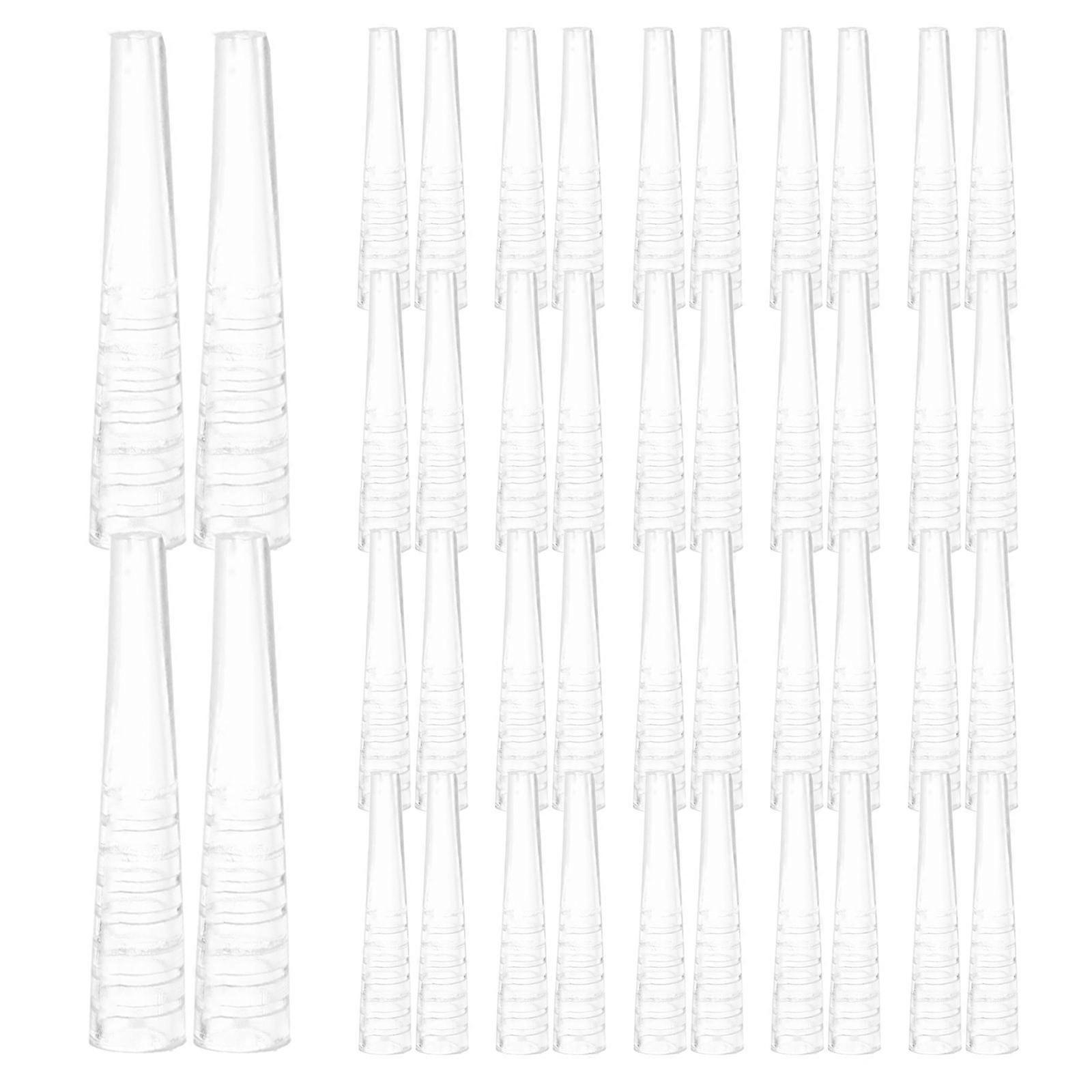 50pcs Eyelash Tweezers Sleeve Caps Protective Covers for Eyelash Extension Tools Compact Portable Home Use
