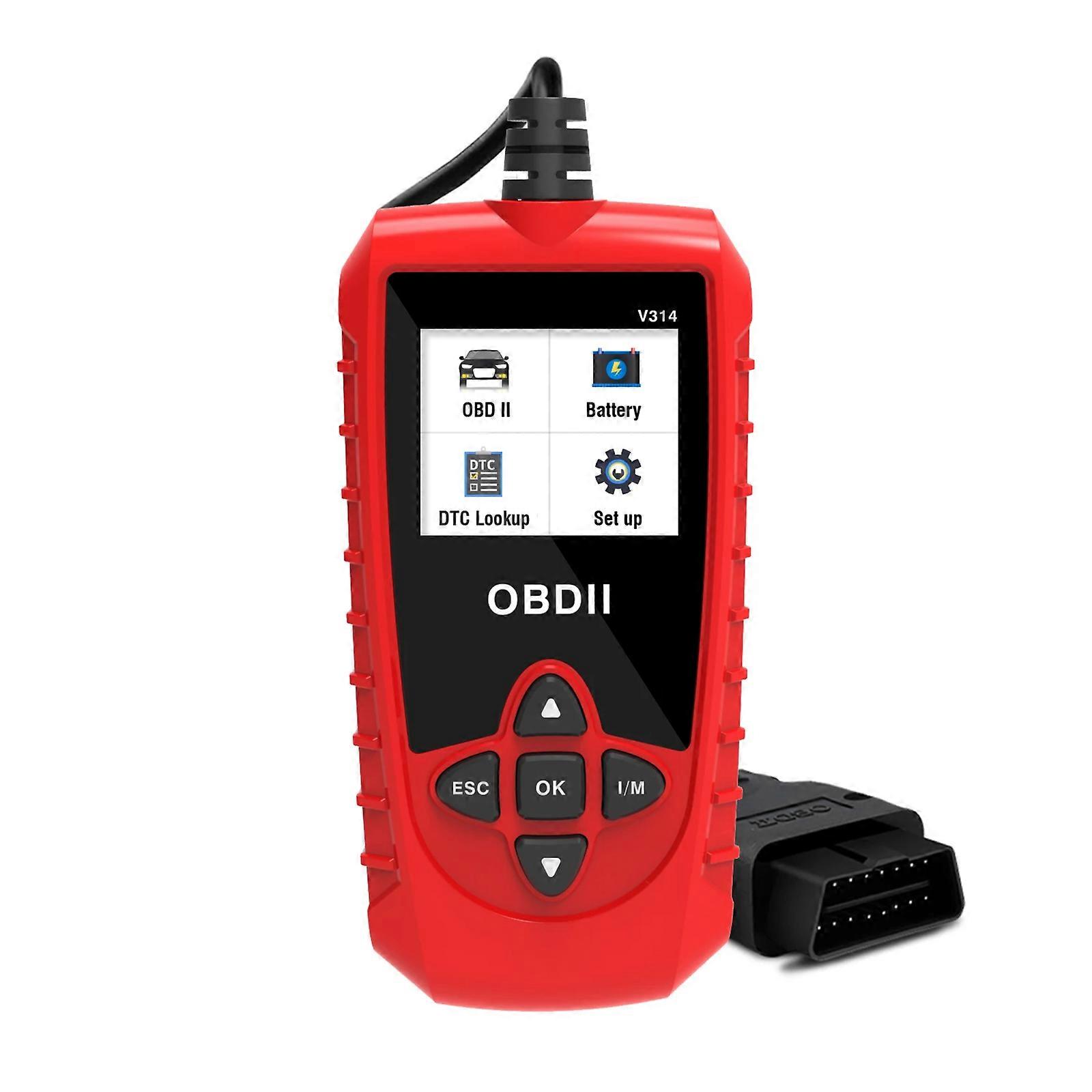 Reliable Car Diagnostic Tool Advanced Car Scan Device V314 OBDII Reader for Precise Fault Diagnosis & Readiness Check