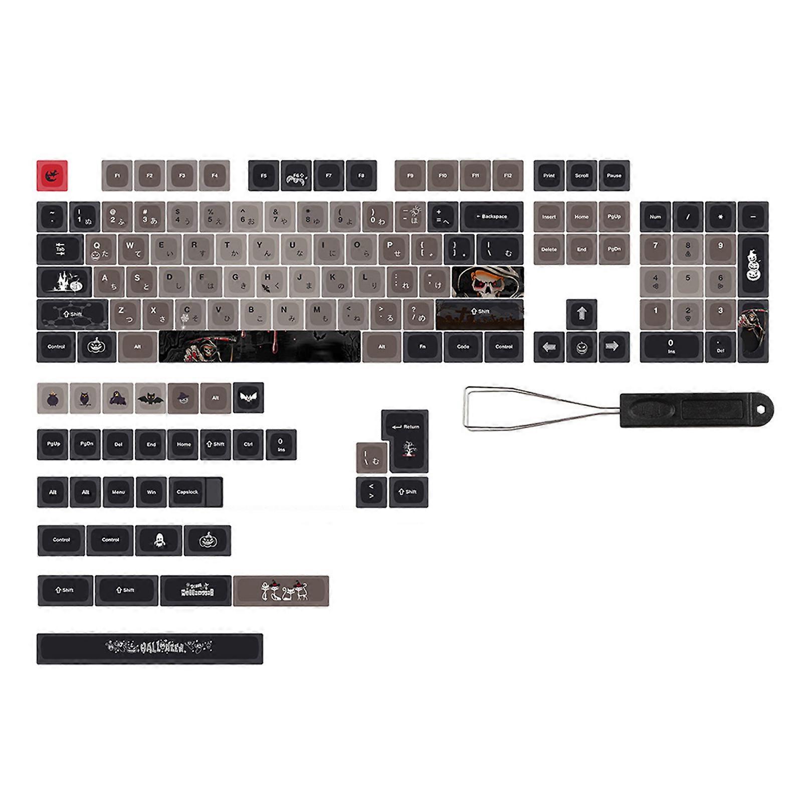 XDA Profile Keycap 137-Key PBT Dye Sublimation Gaming Mechanical Keyboard Keycaps for MX Cherry Gateron Kailh Switches