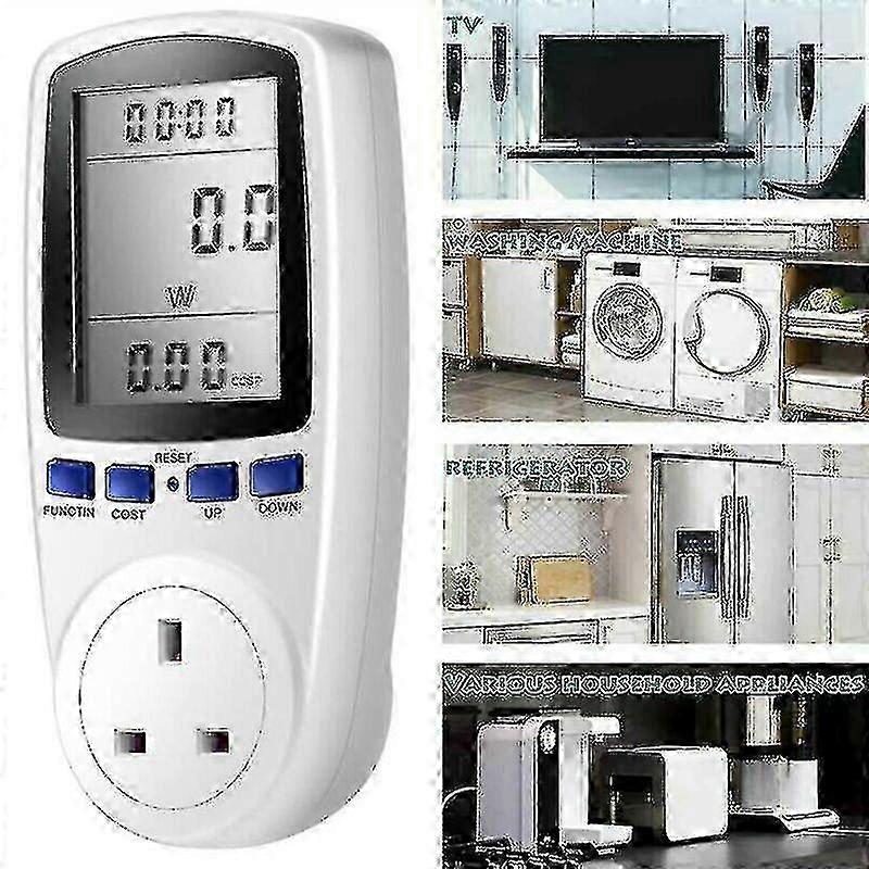 Smart Socket with Timer & Watt Protection - Energy Saving Power Meter