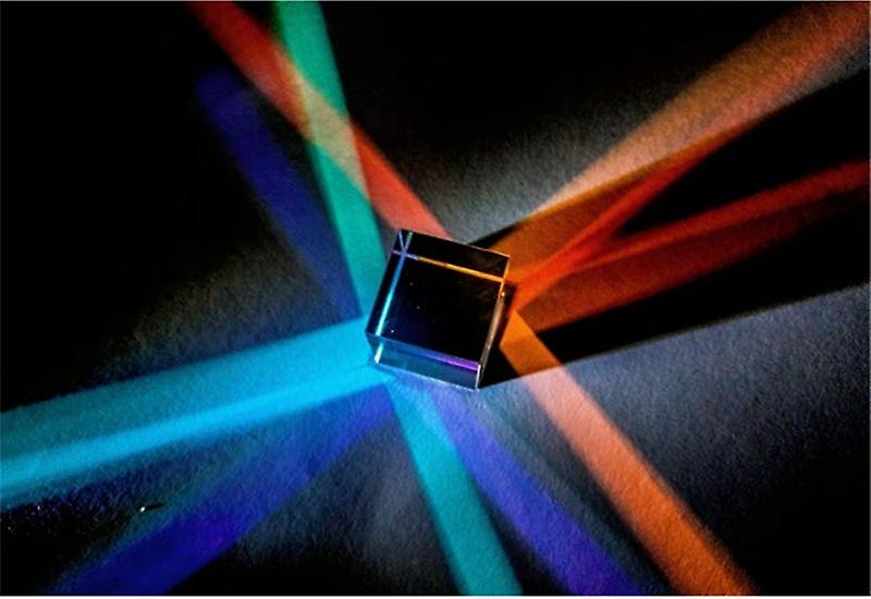 15Mm Cube Combination Prism Light Cube Six-sided Bright Beam Splitting Prism Toys