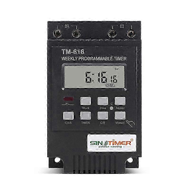 TM616B-4 Time Control Switch Intelligent Switch Timer Street Light Power Timing Switch 30A