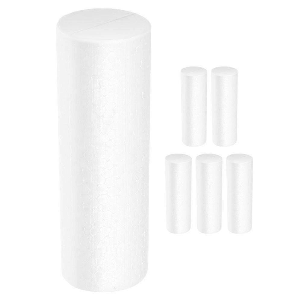 6Pcs Decorative Foam Cylinders for School DIY Crafts