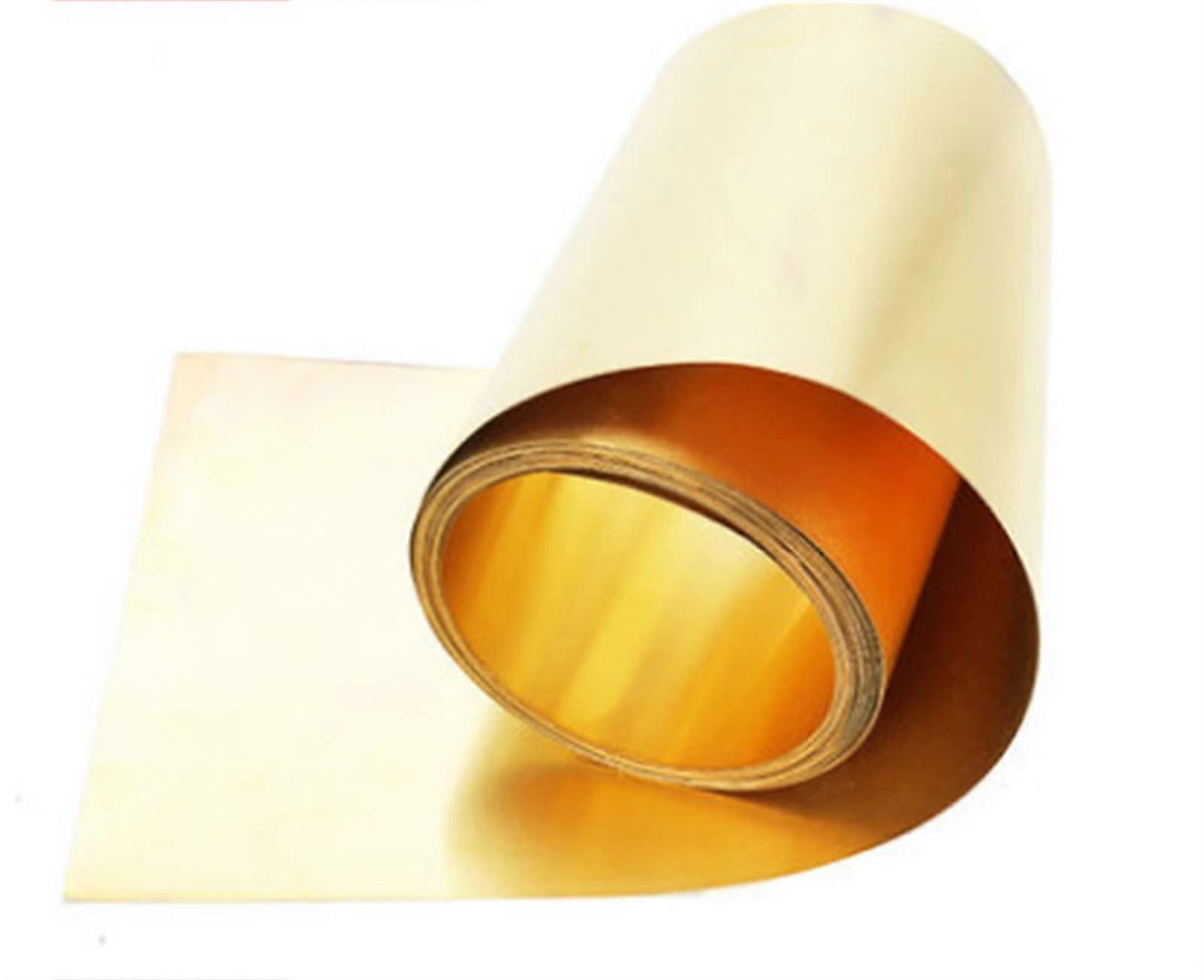 Metal Plate Brass 1 Piece Thin Sheet Foil For Engraving Welding Art And Craft Size 0.3 x 10 x 1000 mm