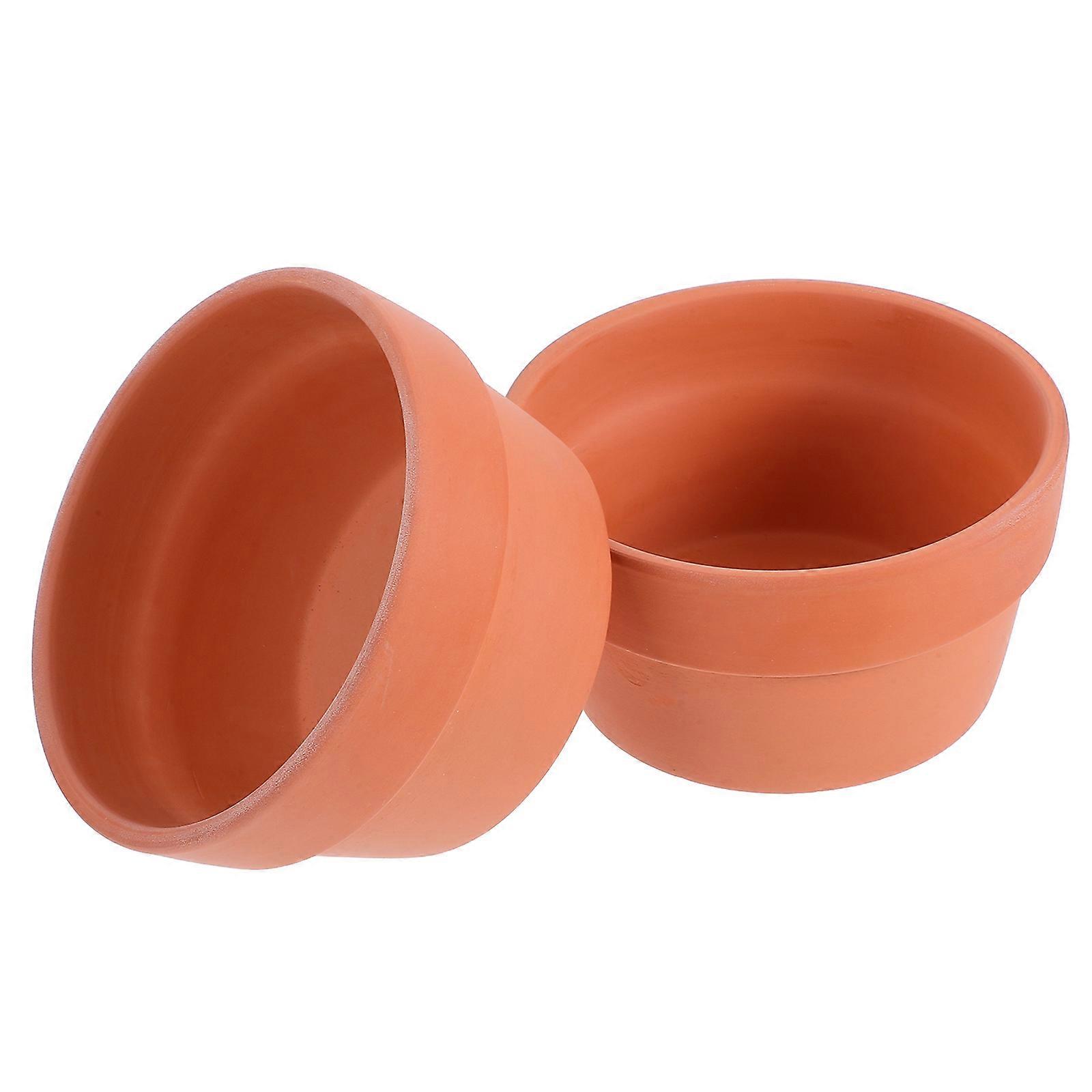 Air-Promoting Terracotta Pots for Houseplants, Add Natural Beauty to Spaces