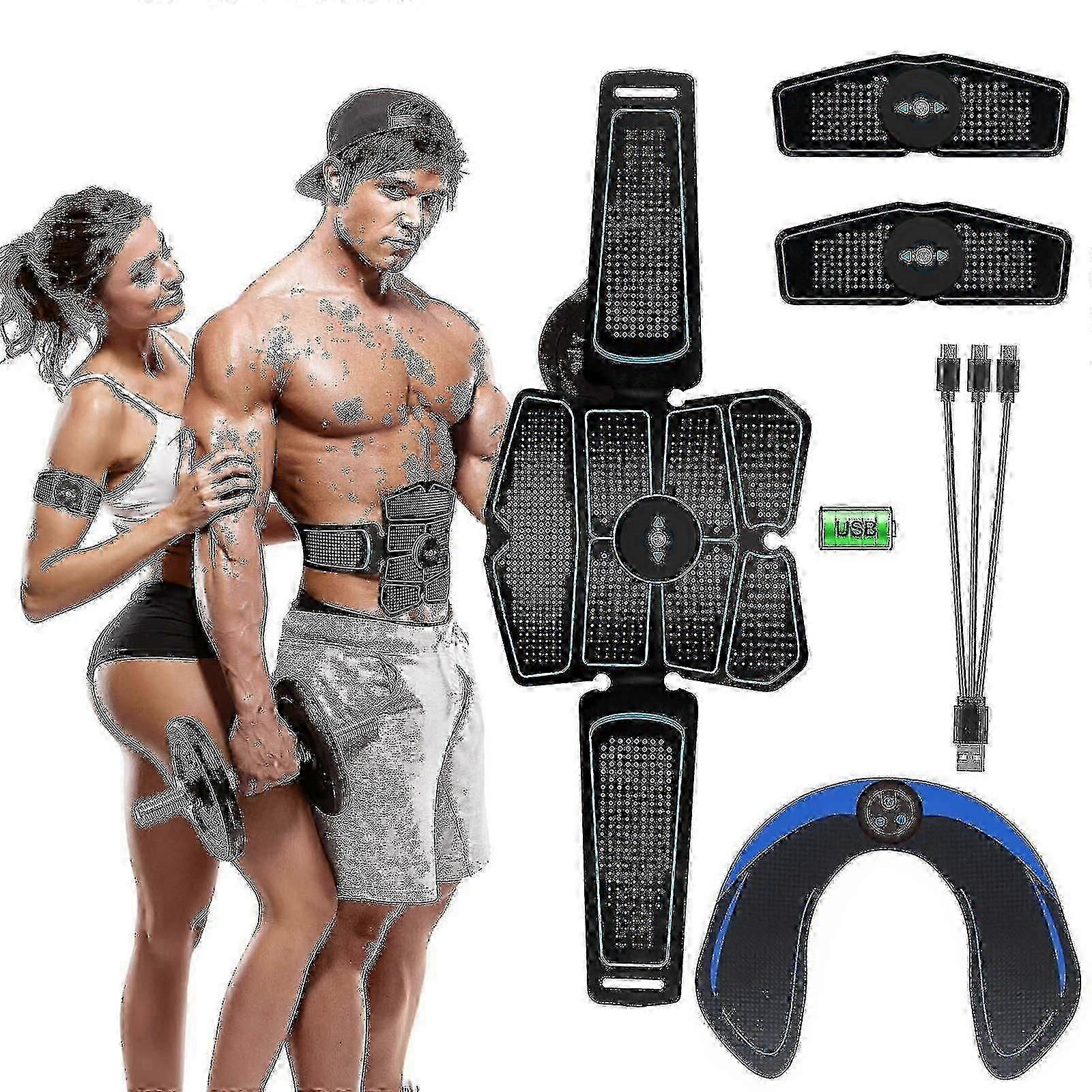 Ems Muscle Stimulator, Professional Waist Trainer For Men And Women, Abs Trainer, Abdominal Muscle Toning, Electronic Toning Belts