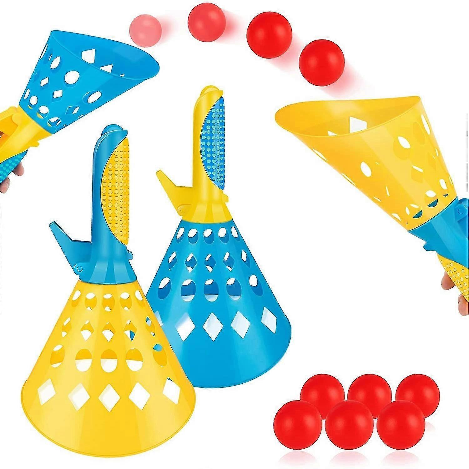 Lanzamiento interactivo de pelota de butt de catapulta para padres e hijos