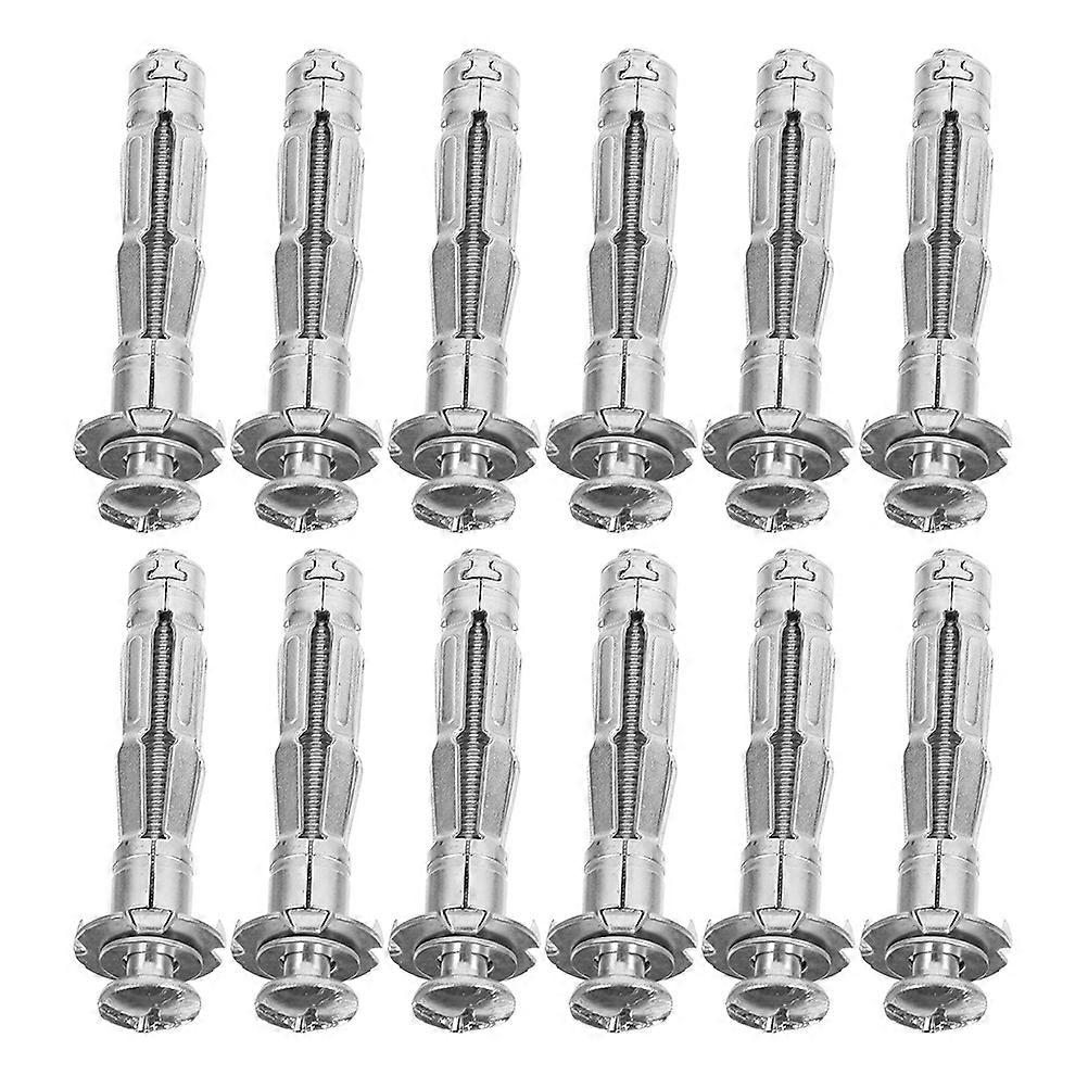 25pcs Galvanized Heavy Duty Drywall Anchors with Screws – Hollow Wall Fixings for Plaster & Various Surfaces – Efficient Installation Bolts for