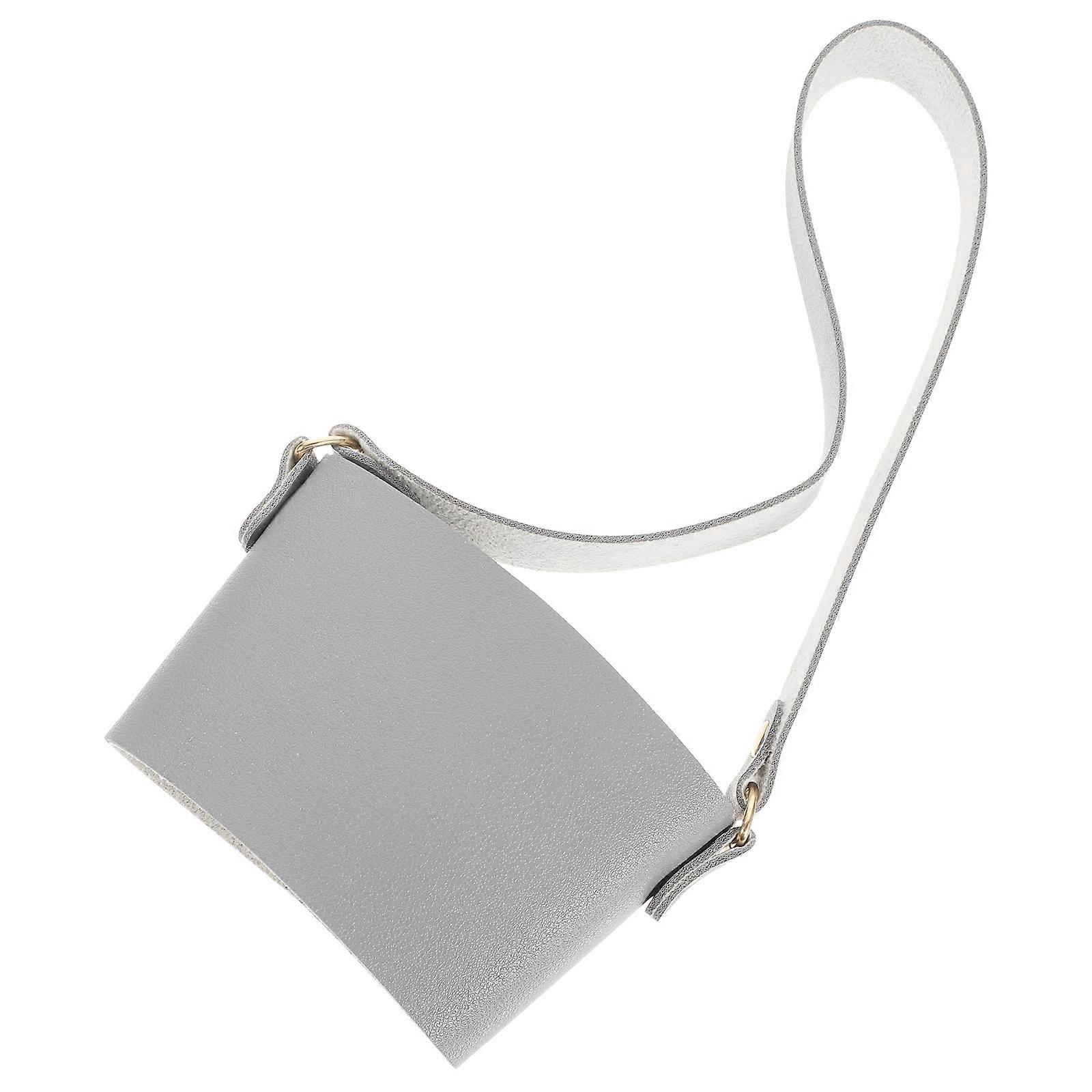 Coffee Sleeve With Handle Reusable Cup Carrier Chic Style Grey Color 9.00X9.00X7.00CM 1Set