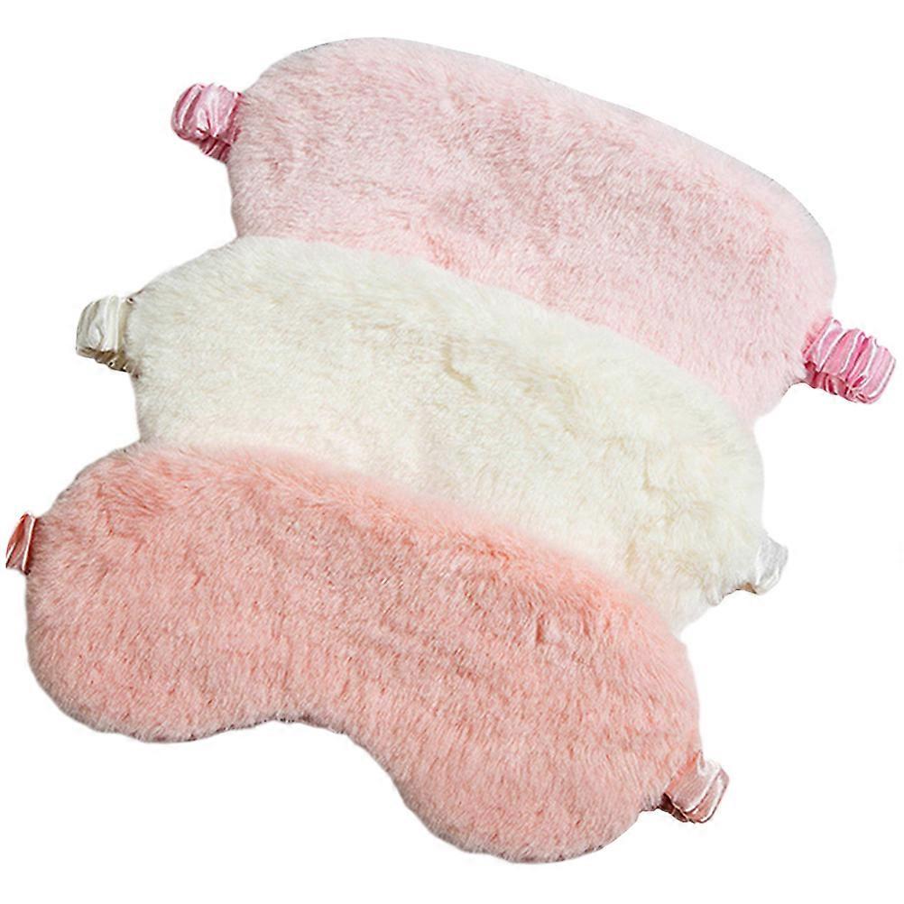 Lightproof Eye Cover Practical Blindfold For Long Flights Nylon 20.50X9.50X2.00CM 3Pcs