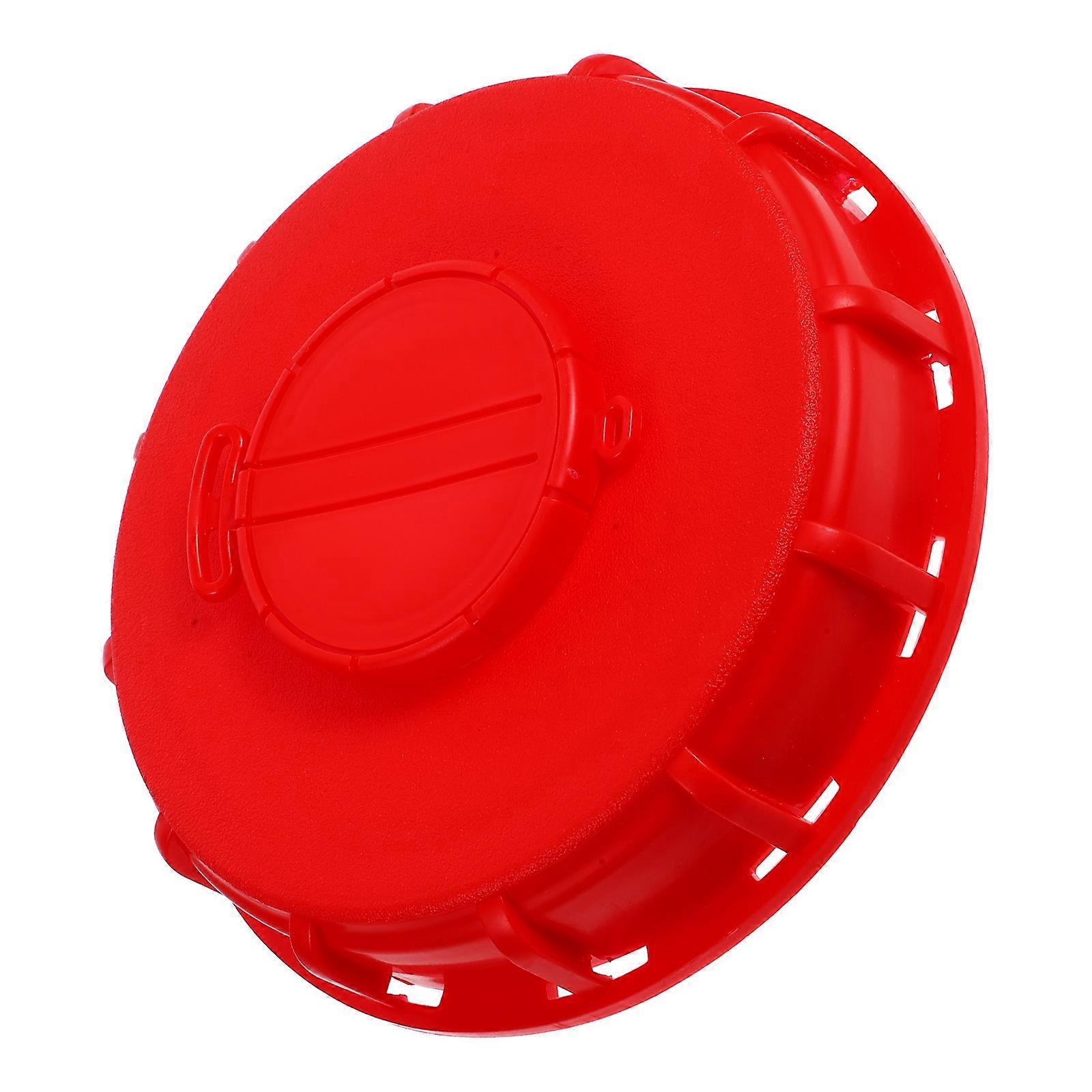 Ibc Tote Cap Cover Tote Lid With Valve For Storage Material Storage Red Diameter 16.2Cm 1Set