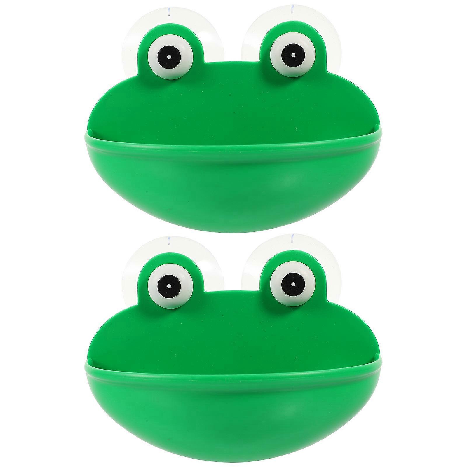 Frog Enclosure Accessories Reptile Rest Habitat Reptile Pets Green 13.00X9.70X9.00CM Durable 2Pack