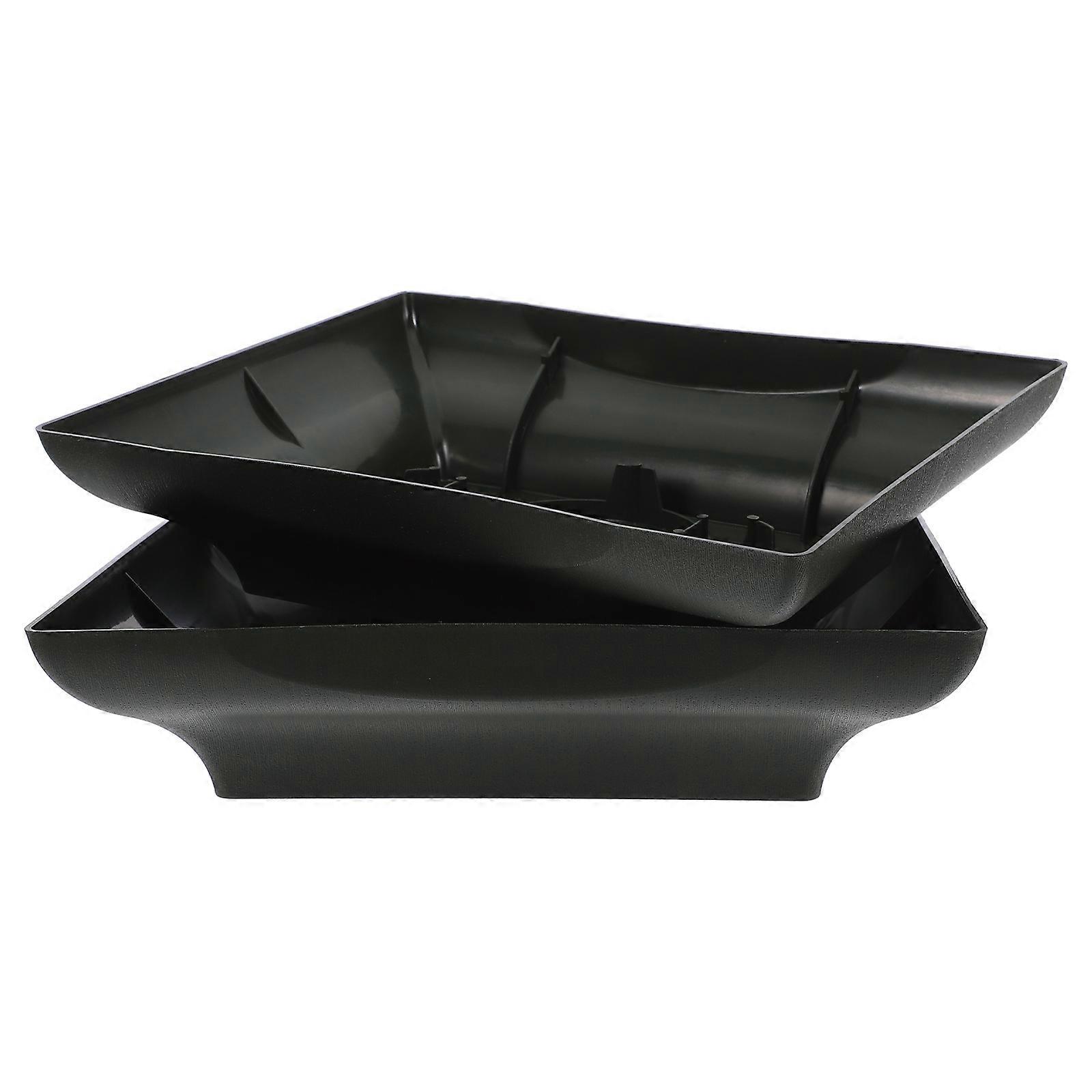 Flower Arrangement Holder Rectangular Plastic Flower Mud Fixing Holders Green Minimalist Design 2Pcs