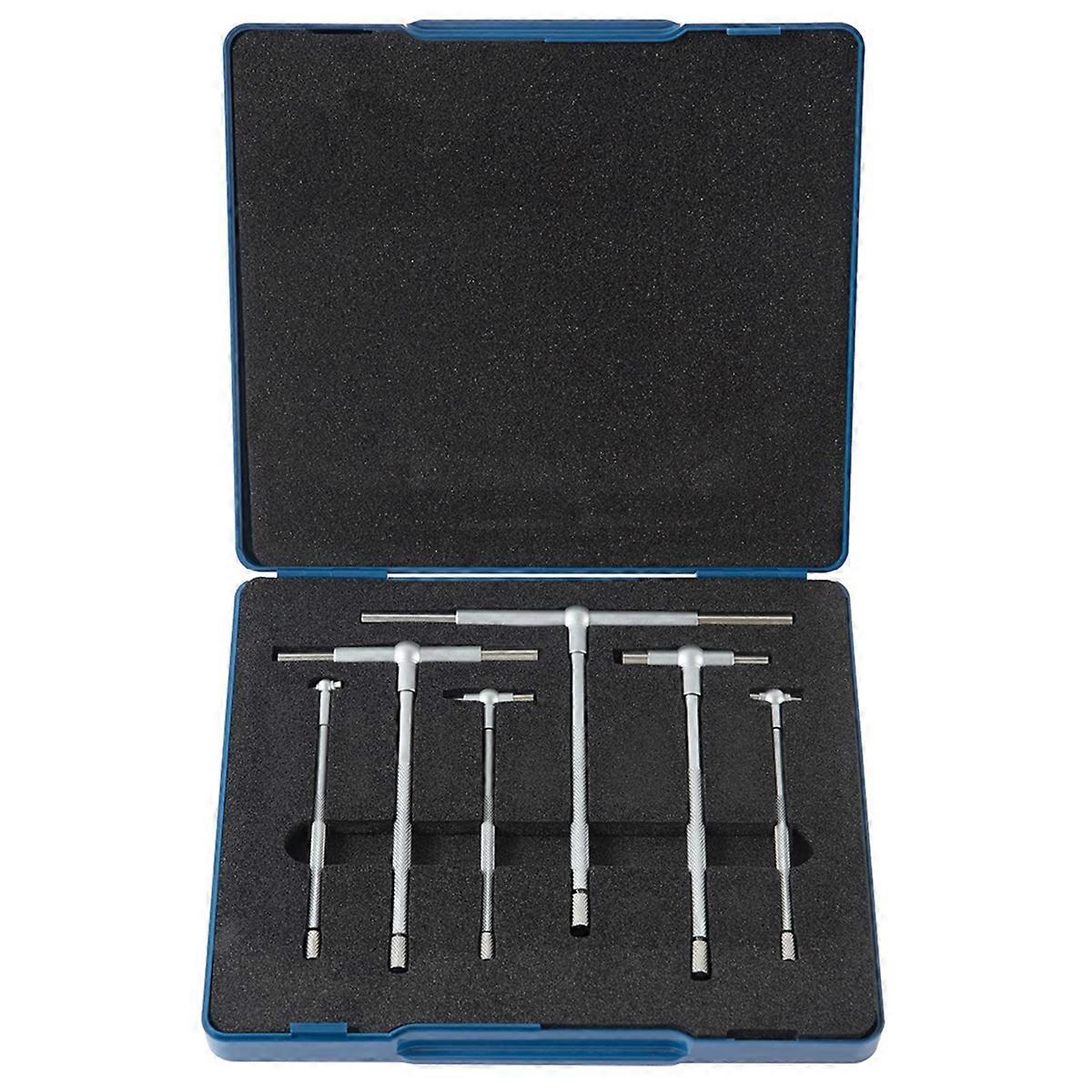 6Pc Telescoping Gage Set, T-Bore Hole Gauges,