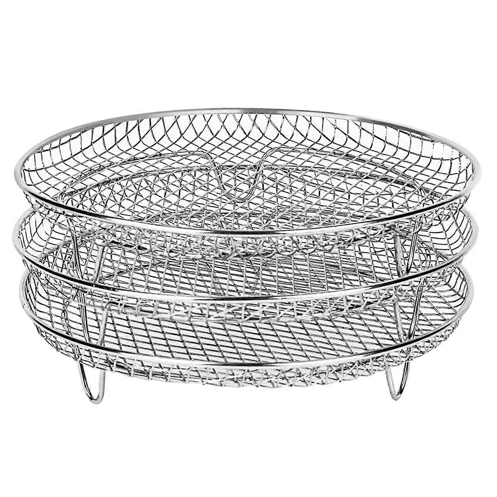 Air Fryer Grill Rack with Dehydrate Rack for Philips, Ninja, Cozyna 4.26.8Qt