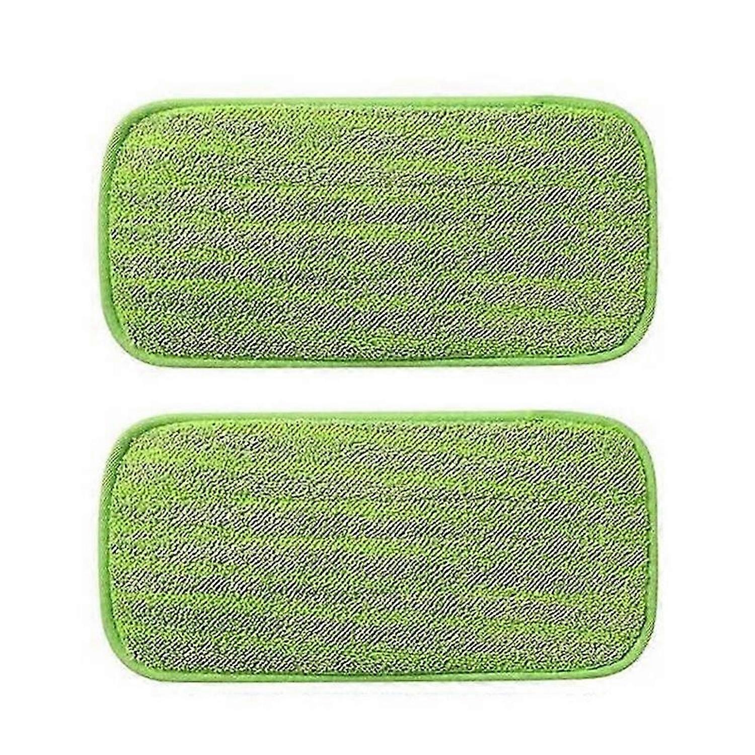 2 Pack Reusable Mop Pads Refill for Wet Jet - Washable Microfiber Replacement Mopping Pads for Floor