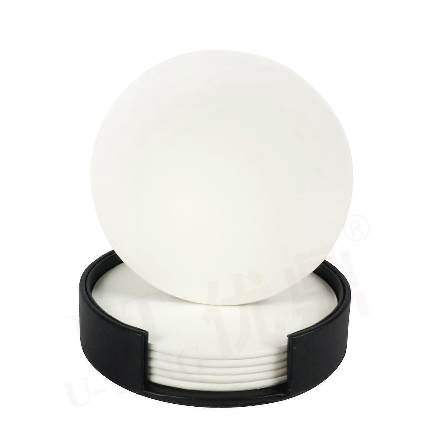 Leather Coasters Spill Protection for Tabletop Durable and