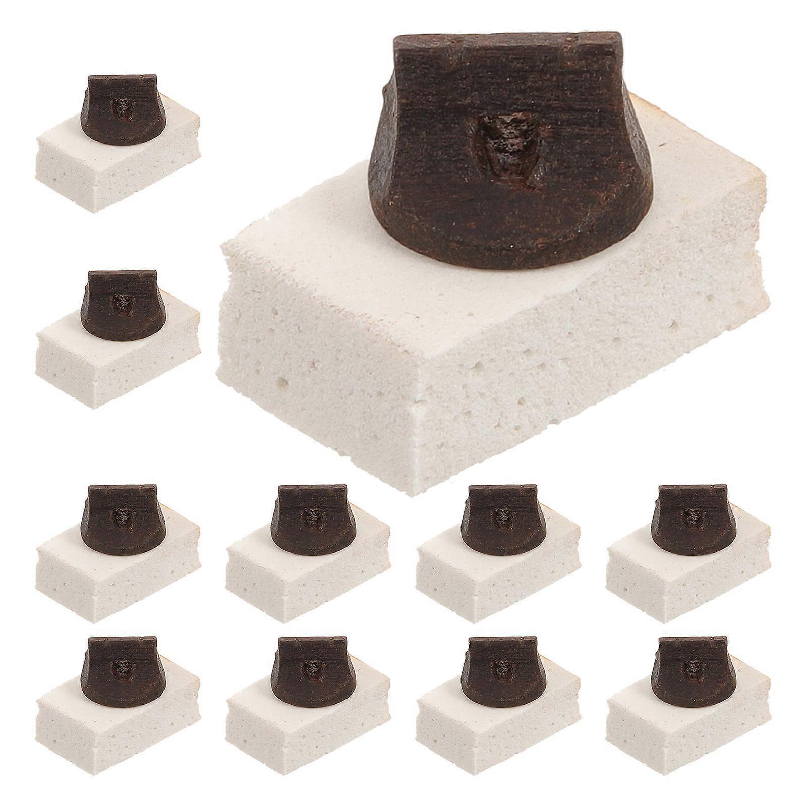 10 Pack Erhu Bridge & Noise Dampening Pads for Chinese Traditional Violin   Ideal for Beginners and Practice