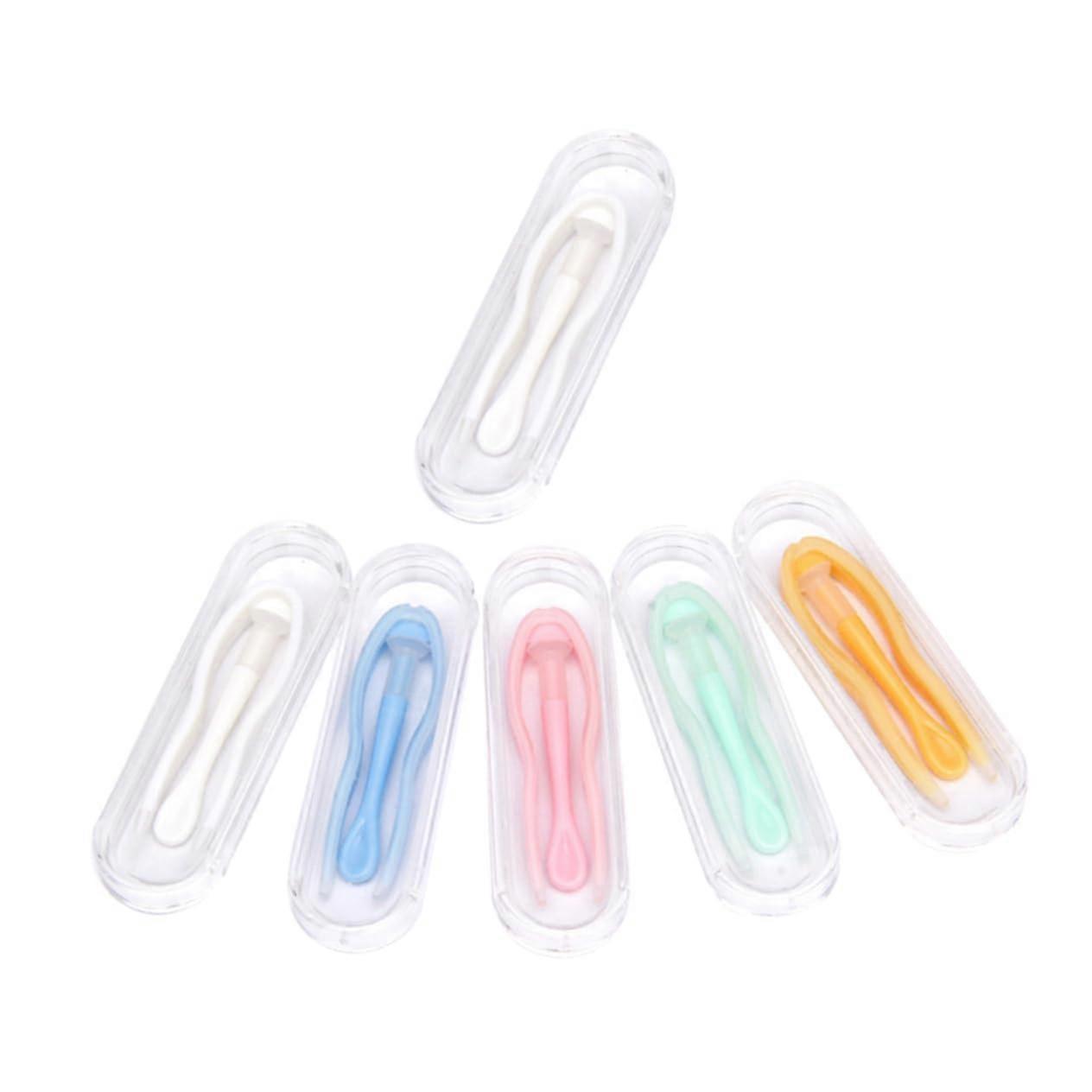 24 Sets Contact Lens Case with Soft Tools, Tweezers, Suction Rod, and Lens Remover for Safe Contact Lens Handling