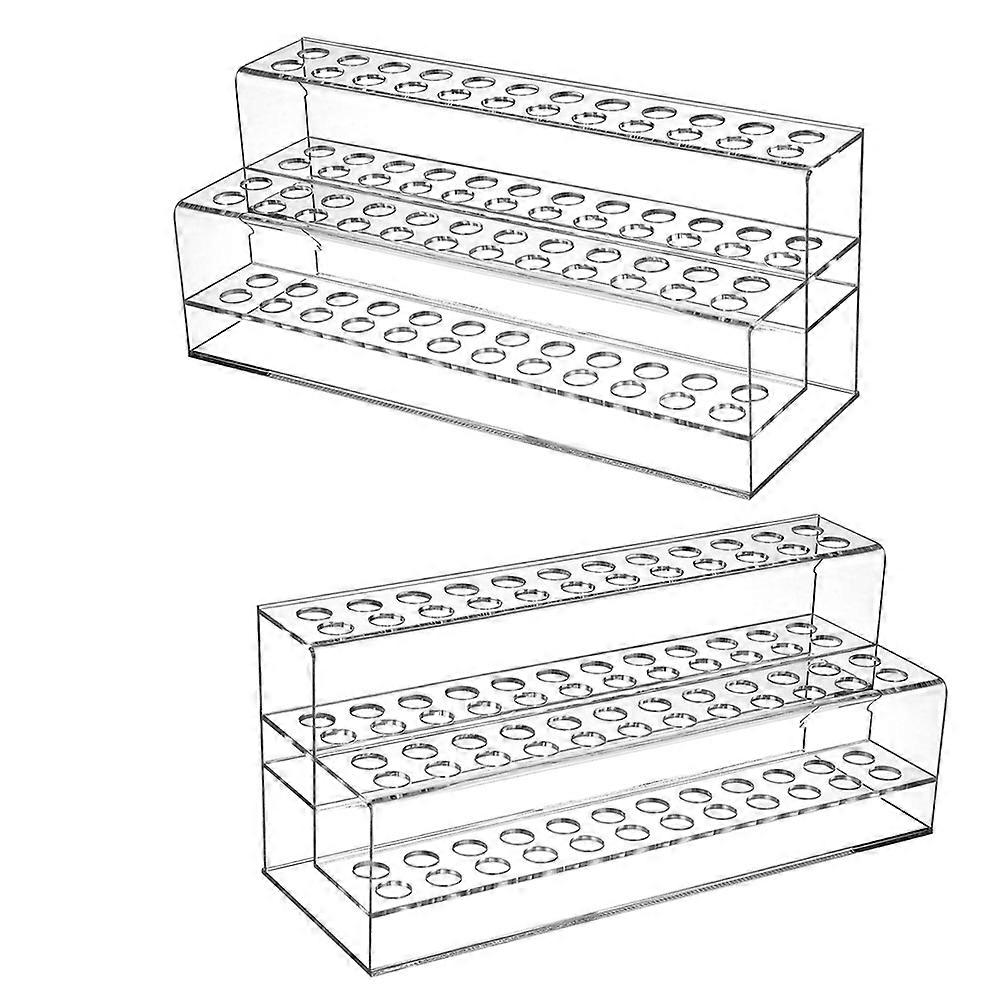 Desk Pencil Holder Pen And Stationery Storage Rack Store Display Adults 24.00X10.50X9.00CM 2Pcs