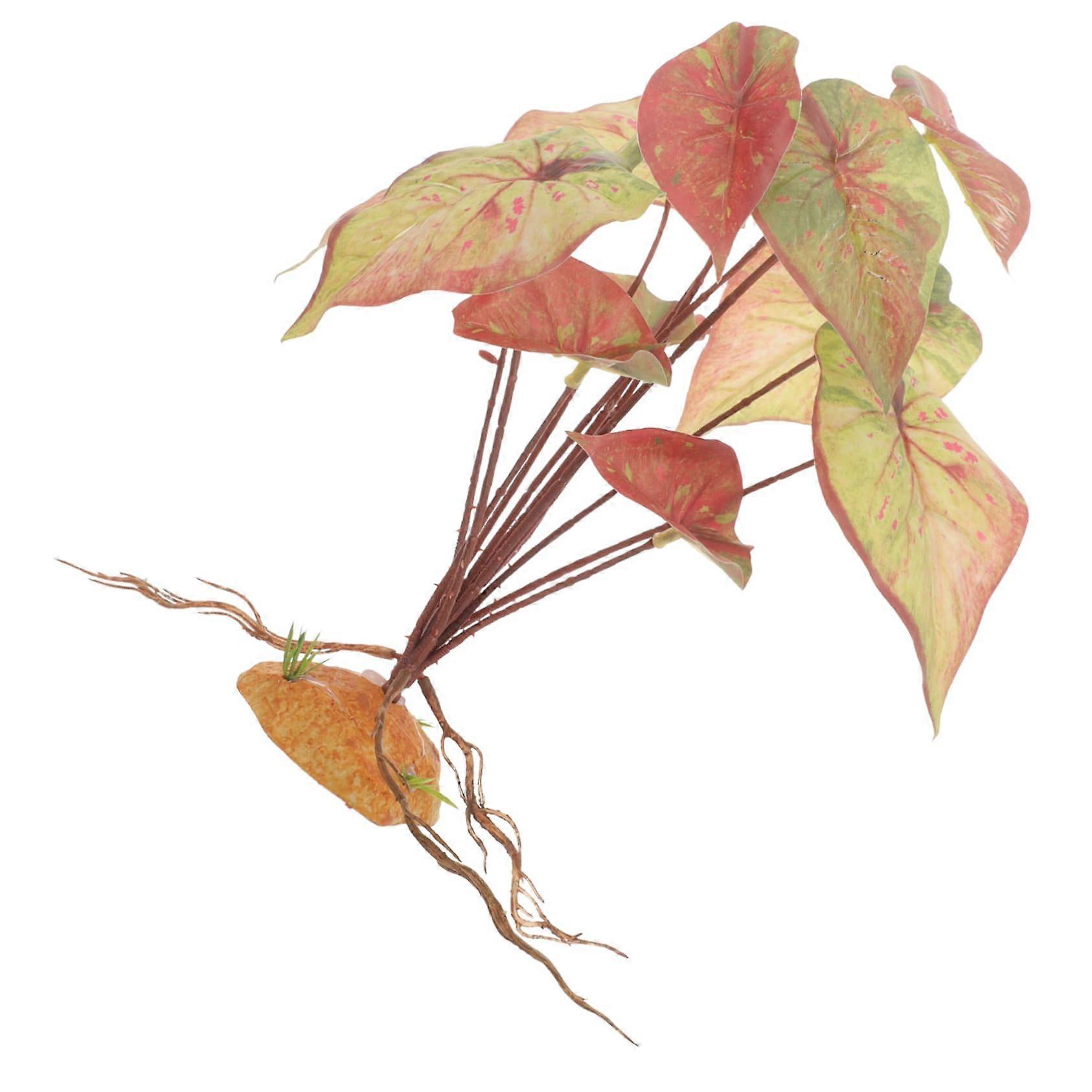 Artificial Aquarium Plants – Realistic Underwater Decoration for Fish Tanks and Terrariums, Durable, Safe for Fish and Reptiles