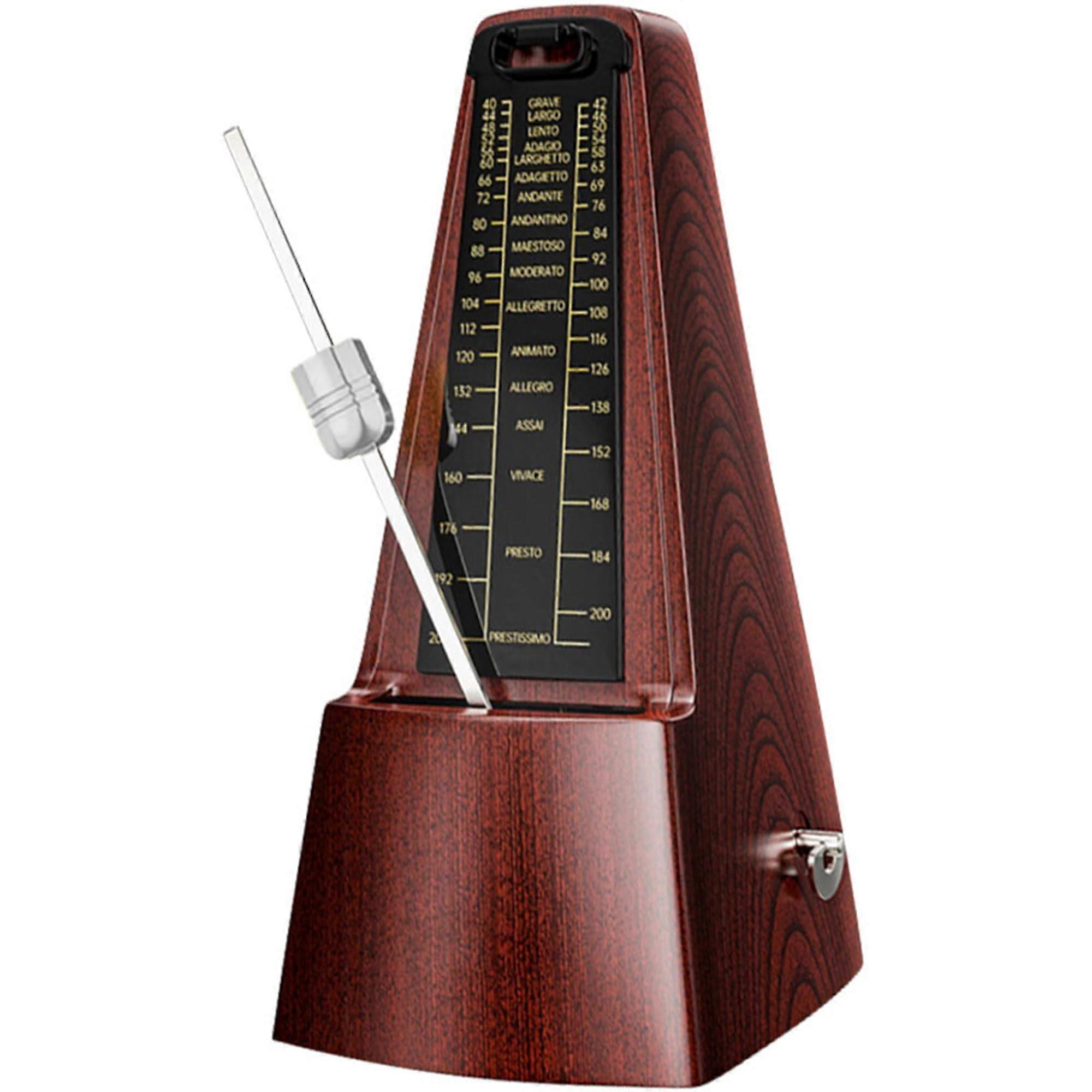Universal Mechanical Metronome with Embedded Bell with Accent Bell, Bass Metronome with , Accurate Clock for Piano, Guitar, Drums, Saxophone, etc.