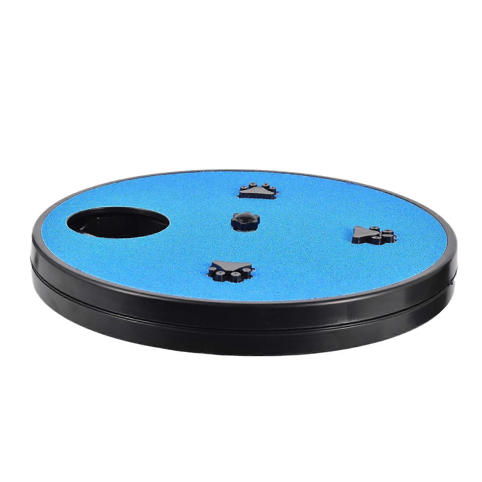 Rotating nail file for dogs, round, stimulating puzzle for dogs, puzzle for small, medium, and large dog breeds, blue