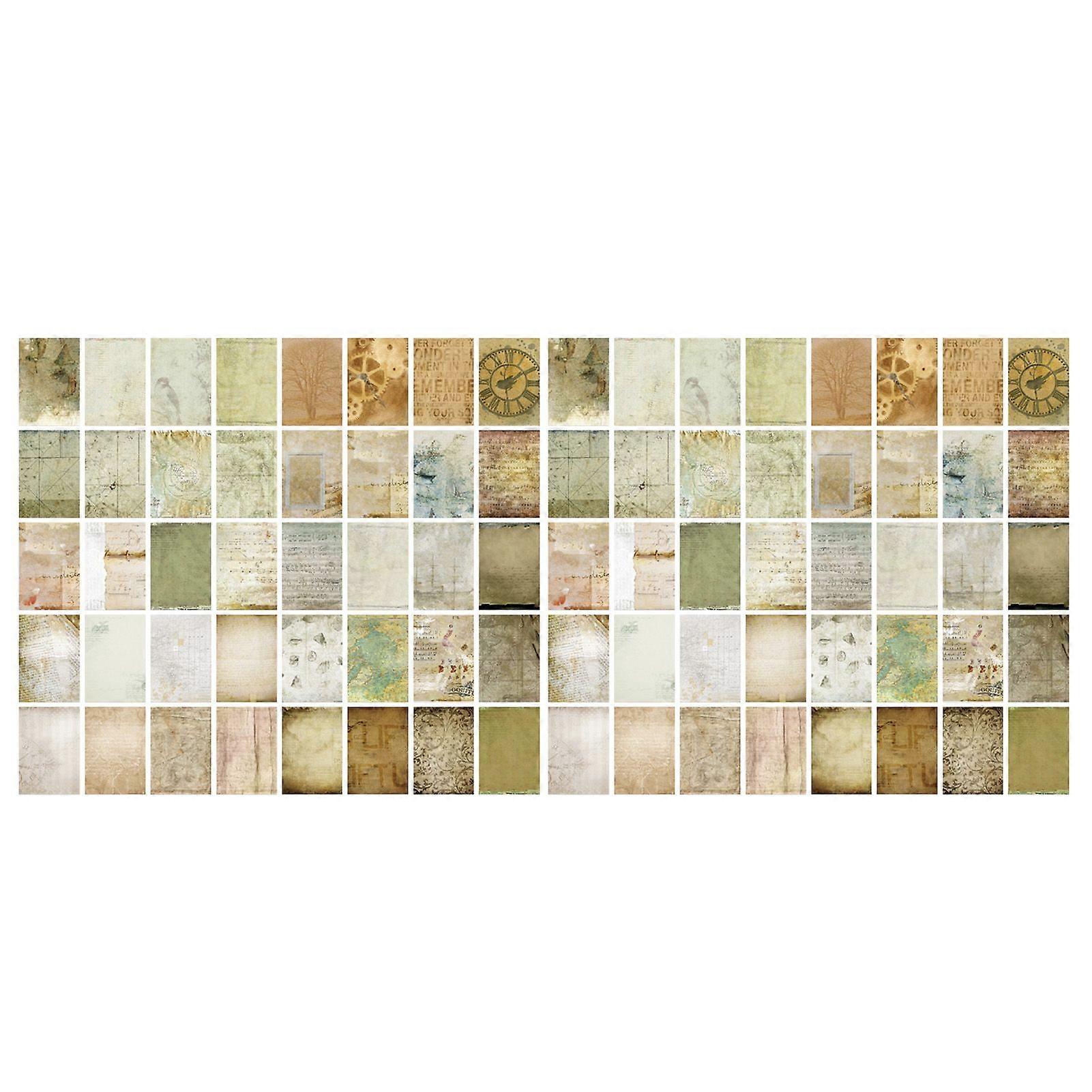 2025 Latest Model  80 Sheets Scrapbook Material Paper DIY Innovative Exquisite