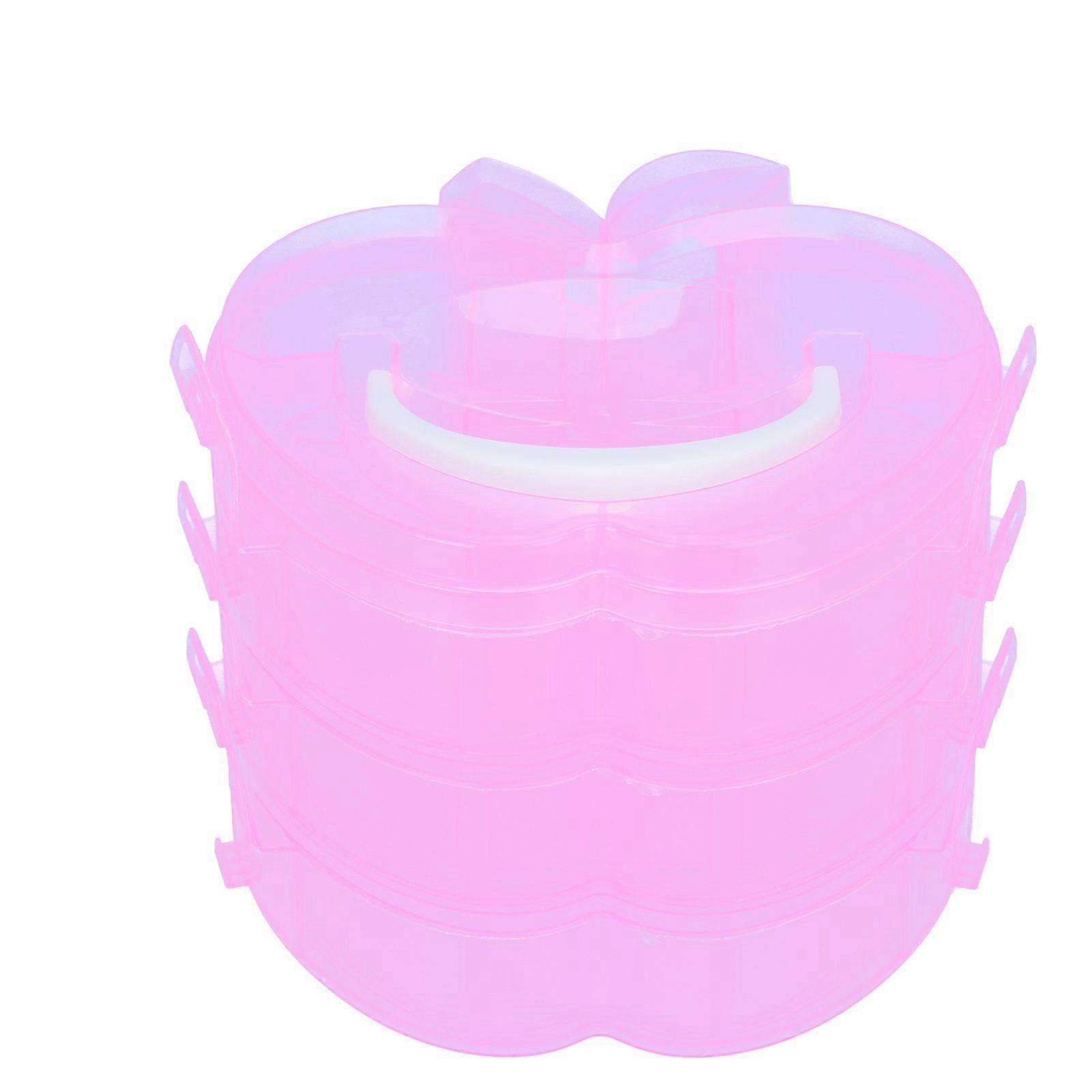 2025 Latest Model  3Tier Demountable Plastic Storage Box Apple Shaped