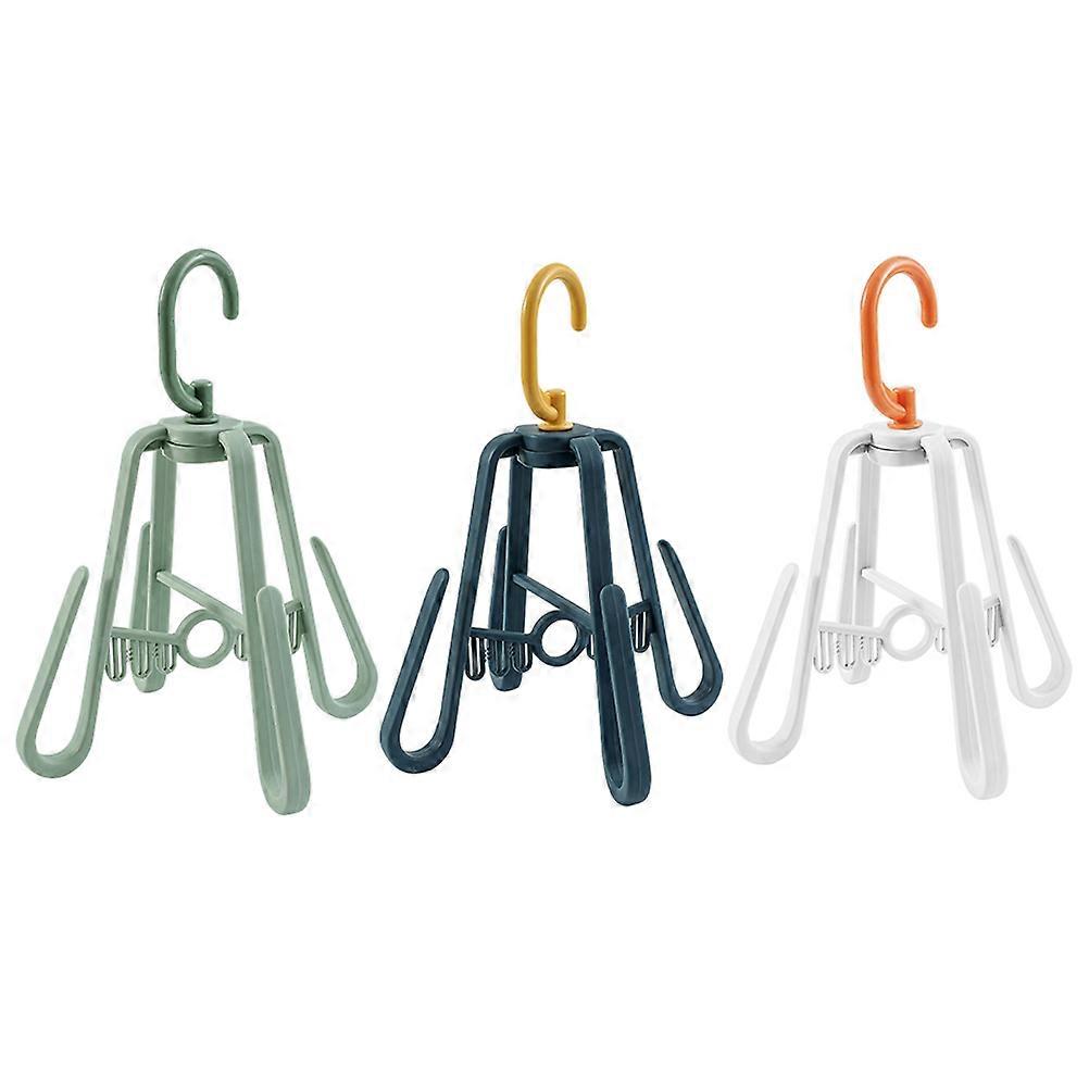 3pcs Multi Functional Foldable Slippers Drying Organizer, Hanging Plastic Shoe Rack with Double Hooks, Space Saving Design for Home Use