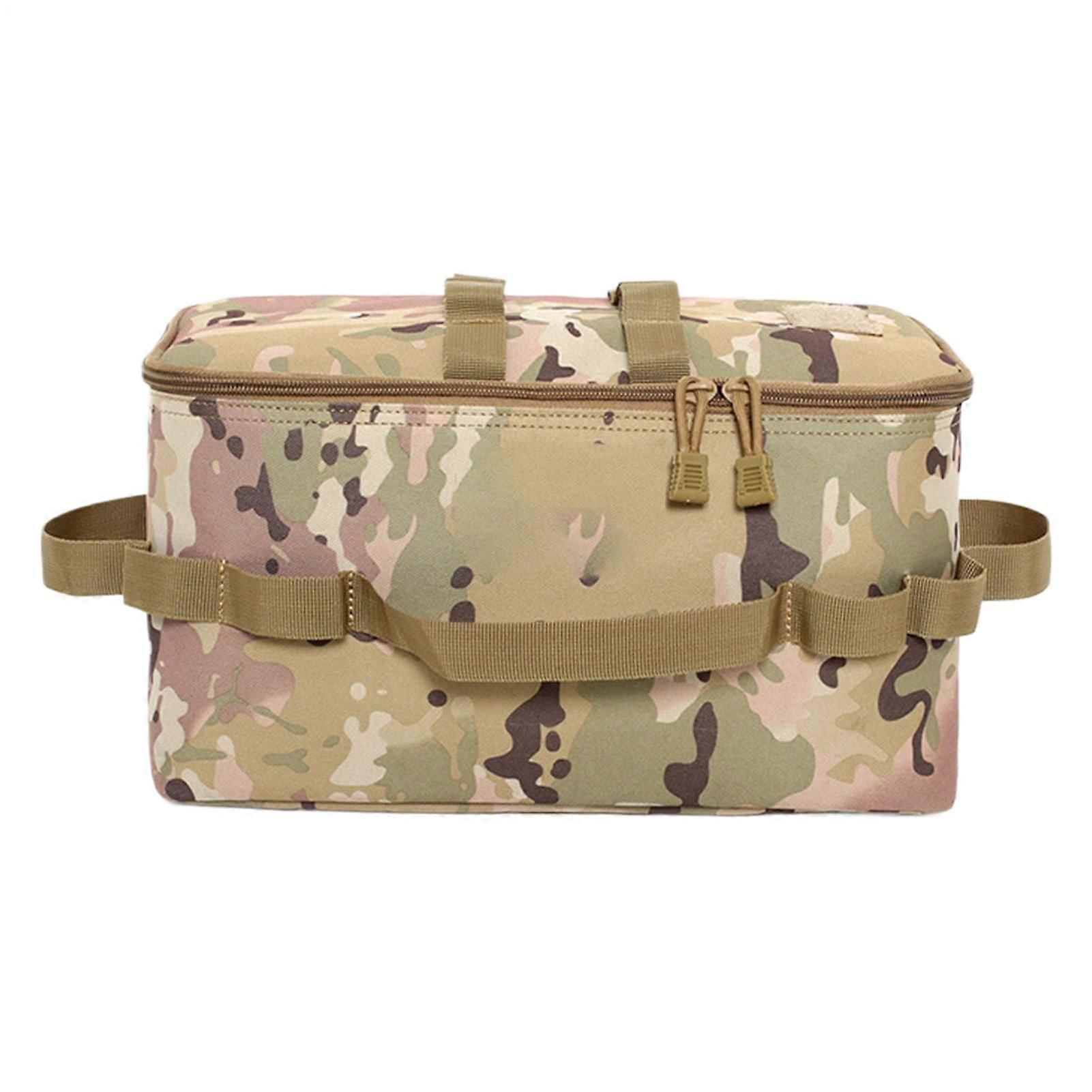 Camping-Besteck-Organizer Waterproof Cookware Bag Large Portable Utensil Case For Grilling Hiking Picnics
