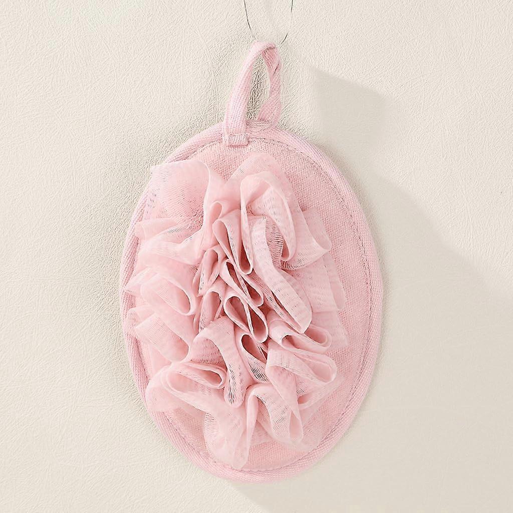 2in1 Loofah Net Bath Towel Sponge Bath Towel Back Scrubber Bath Ball Foam