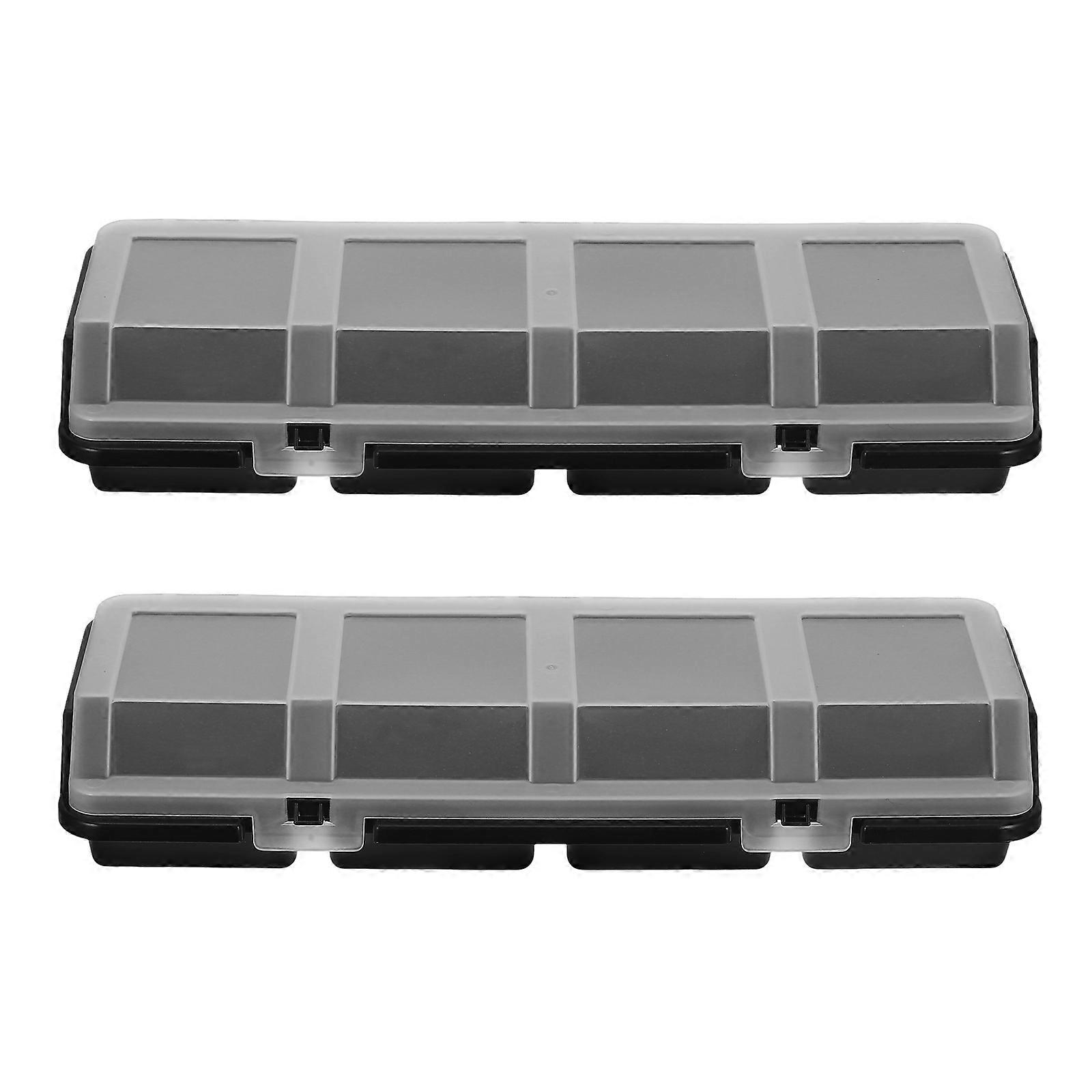 Stackable Plastic Screw Storage Bins with Lids – Transparent Hardware Organizer for Tools, Garage, and Workshop – Compact Design for Easy
